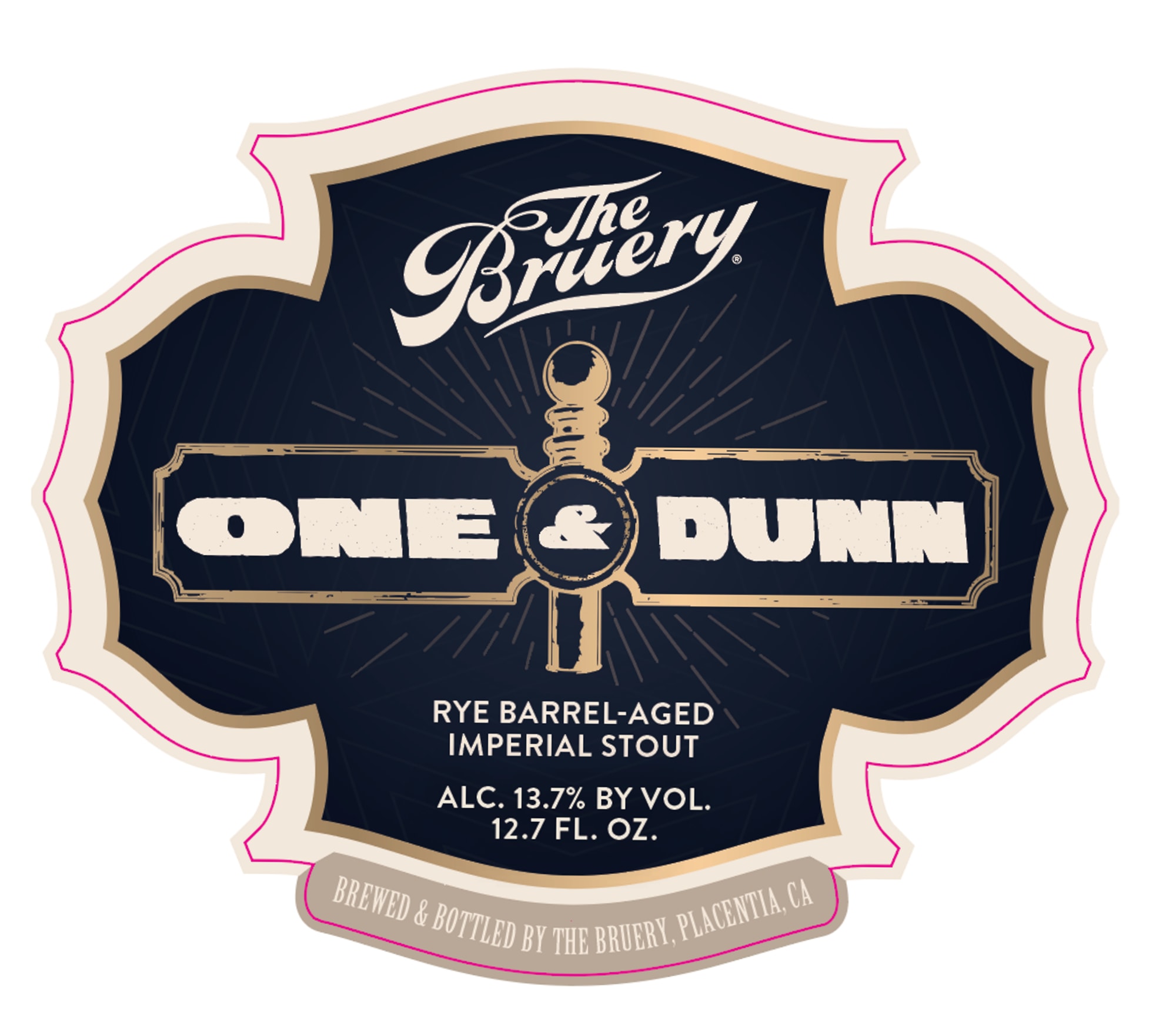 One & Dunn by The Bruery - beer label