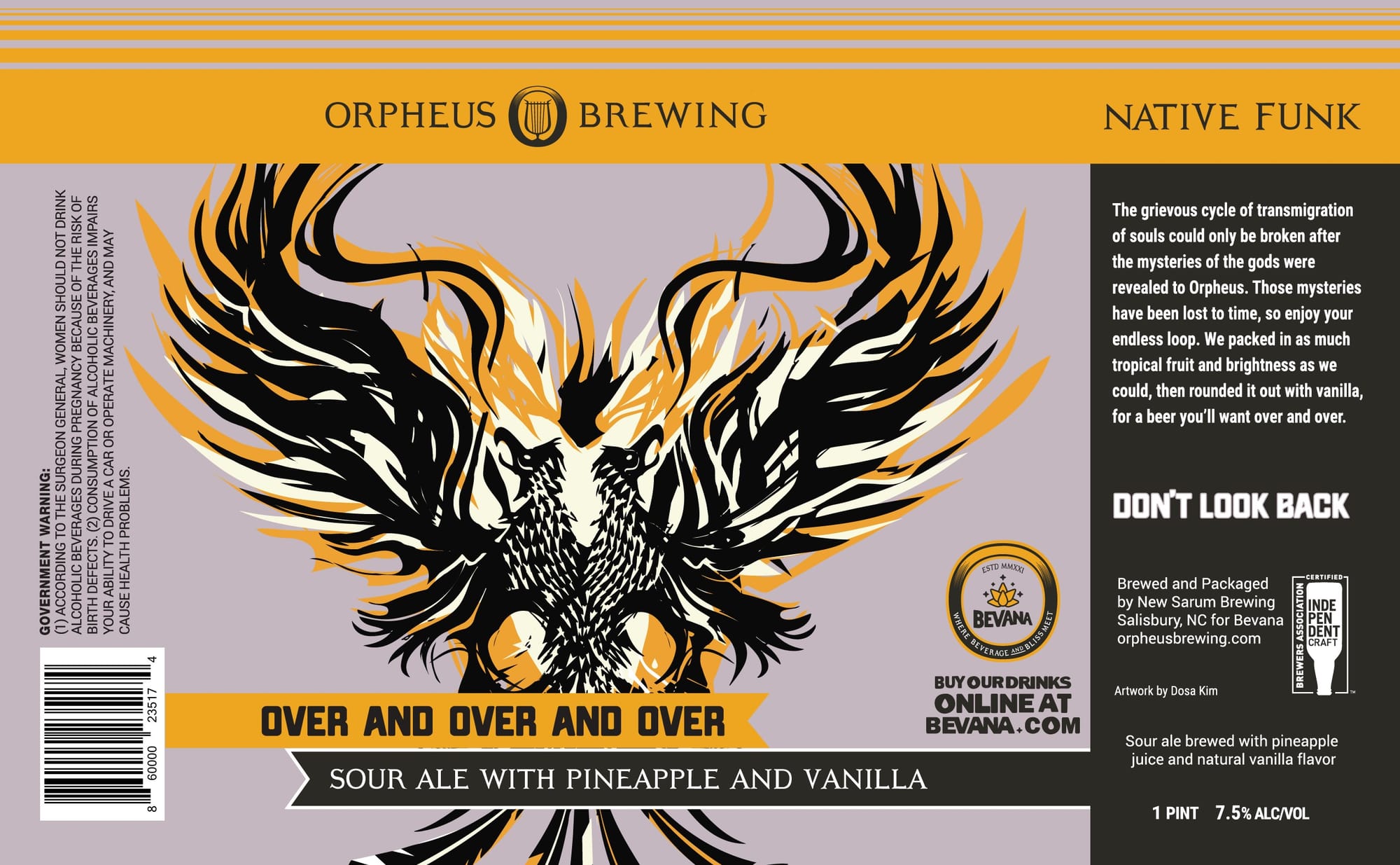 Native Funk by Orpheus Brewing - beer label