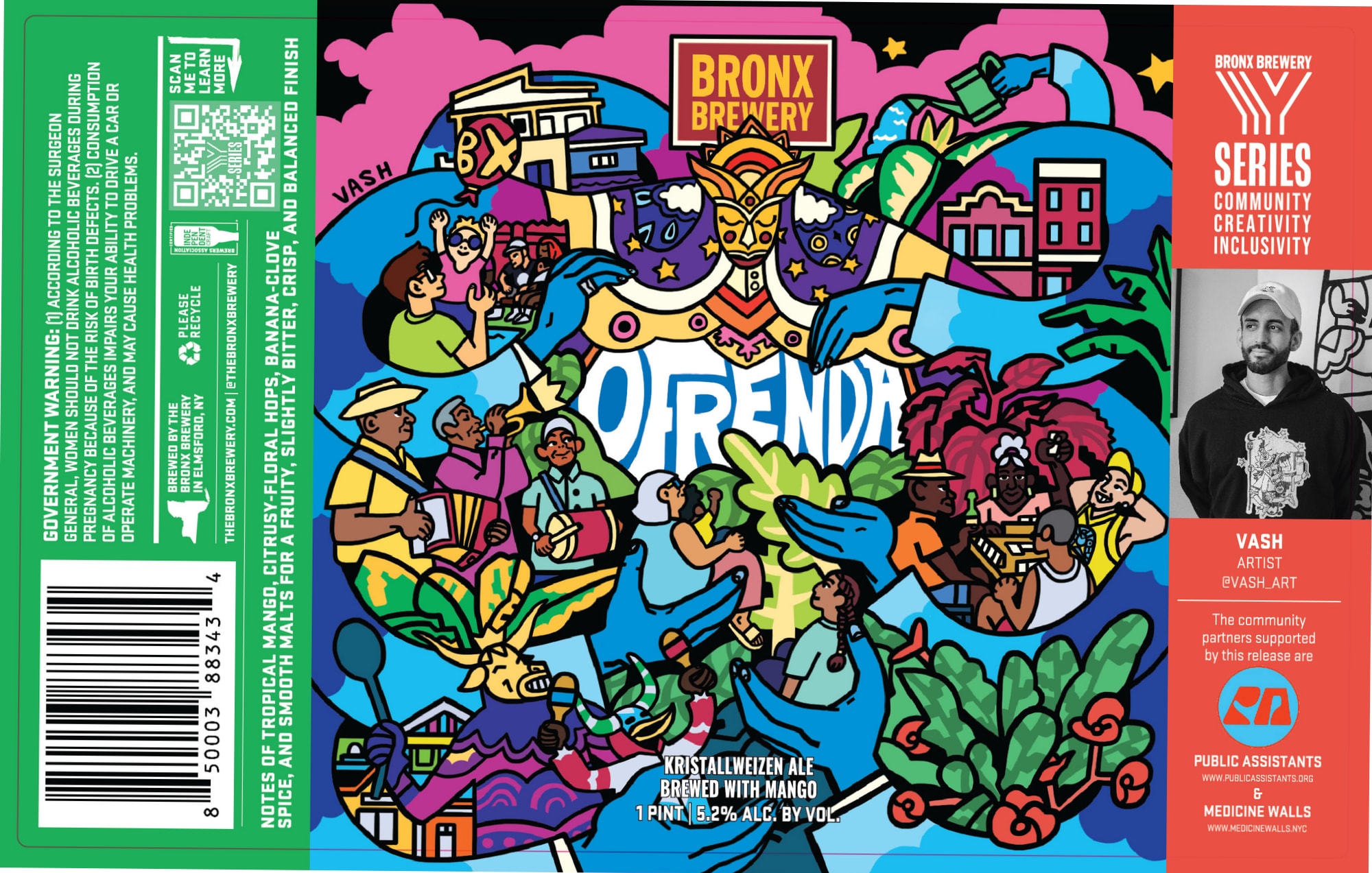 Orenda by Bronx Brewery - beer label