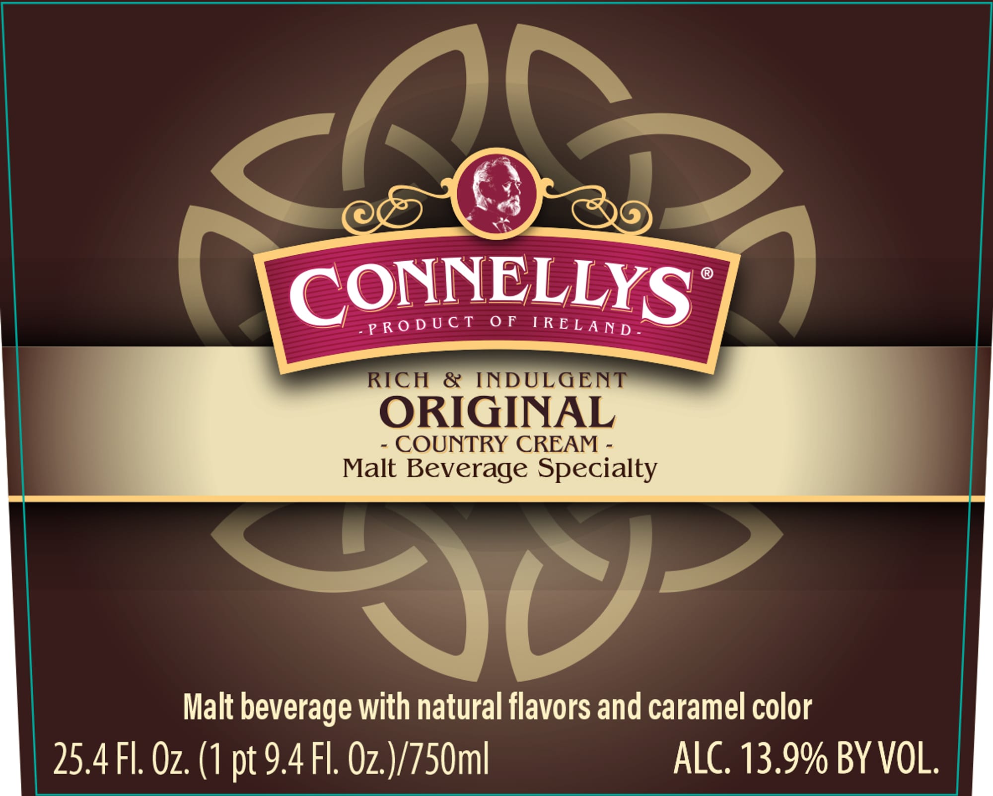 Original Country Cream by Connelly's - beer label