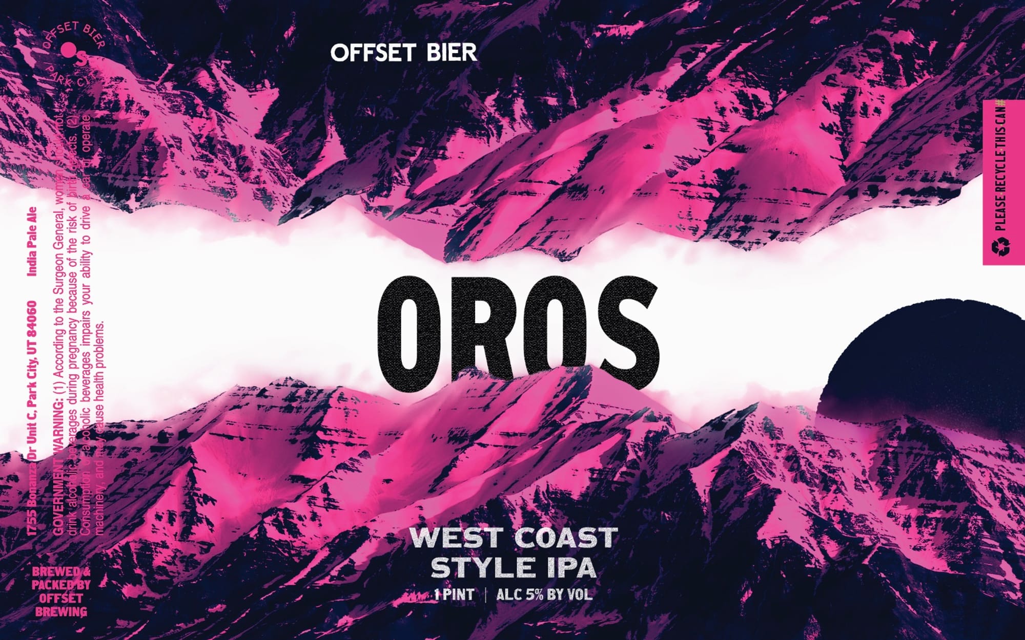 Oros by Offset Brewing - beer label