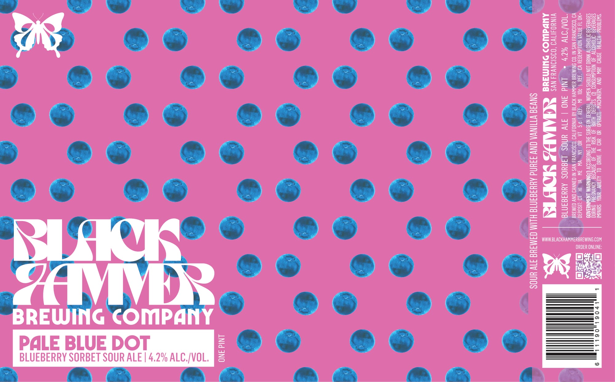 Pale Blue Dot by Black Hammer Brewing Company - beer label
