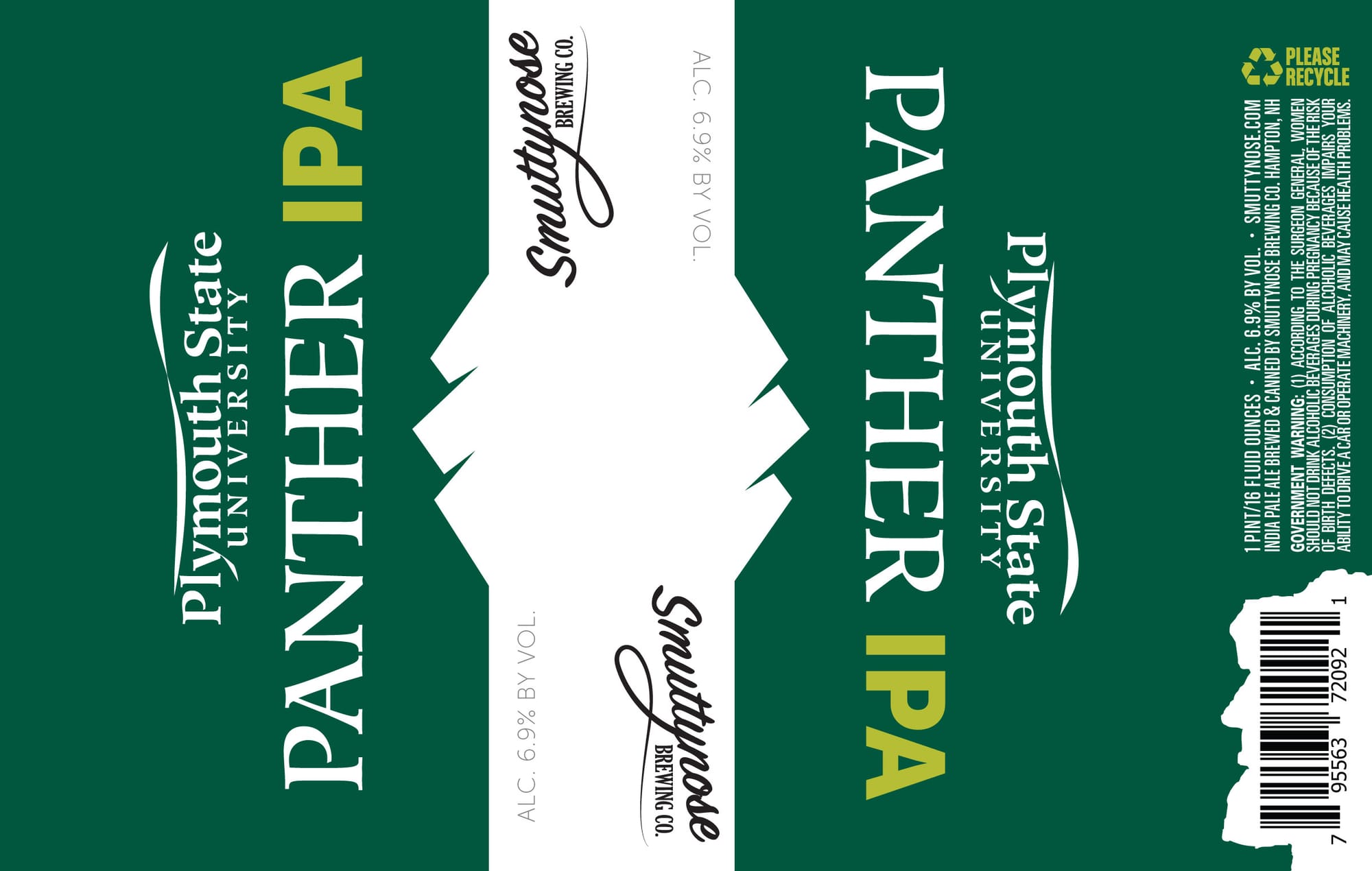 Panther IPA by Smuttynose Brewing Co. - beer label