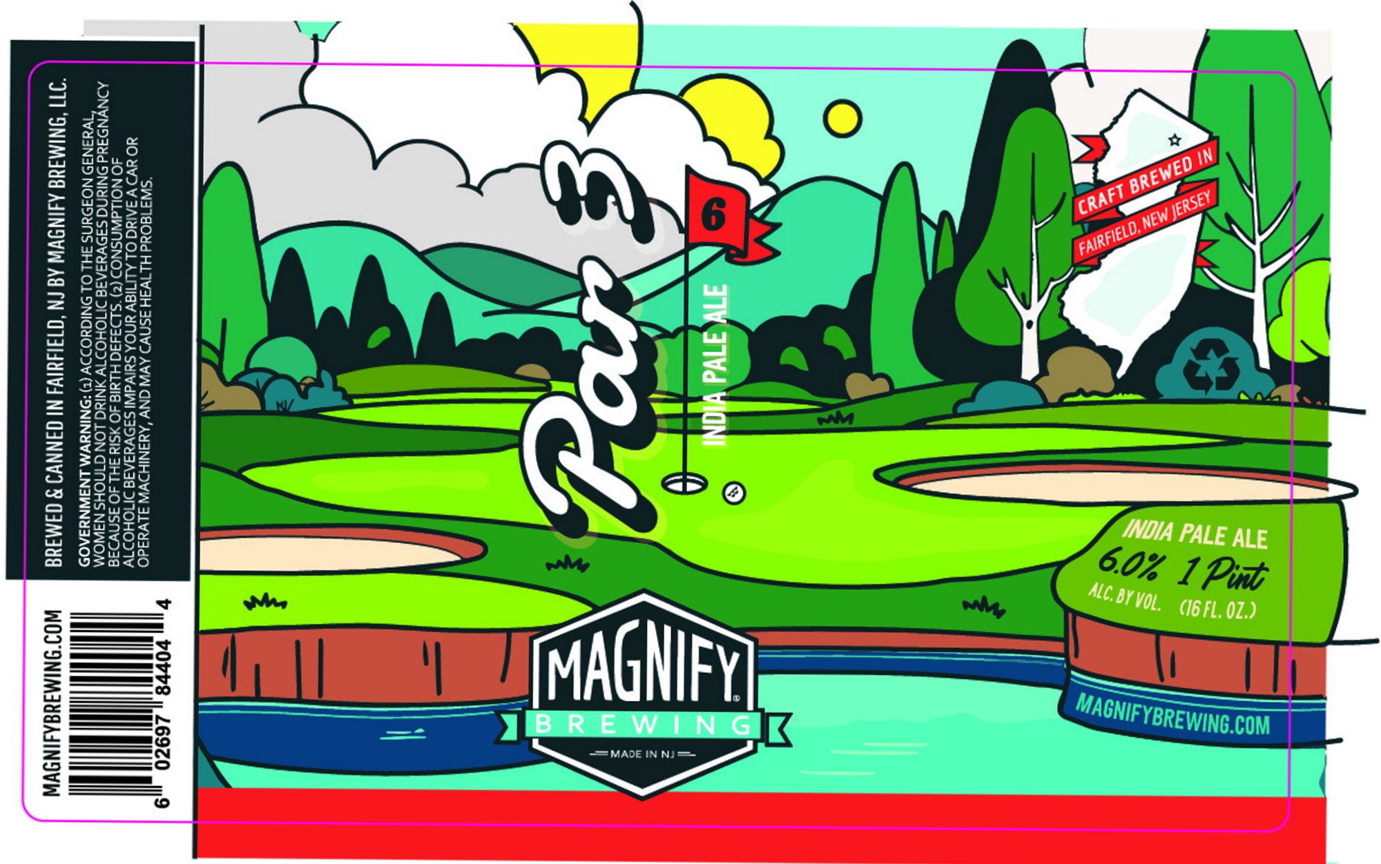 Par by Magnify Brewing - beer label