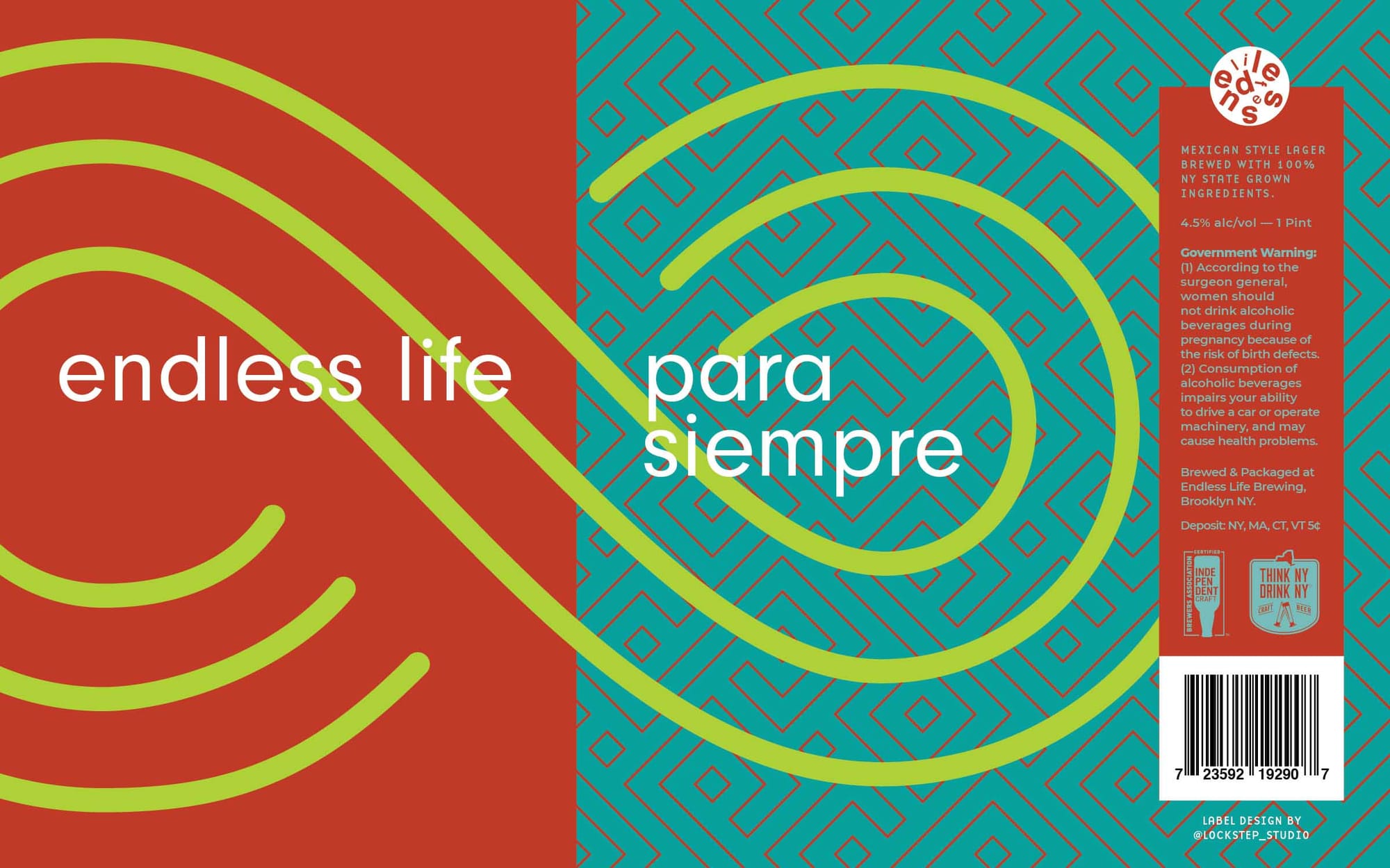 Para Siempre by Endless Life Brewing - beer label