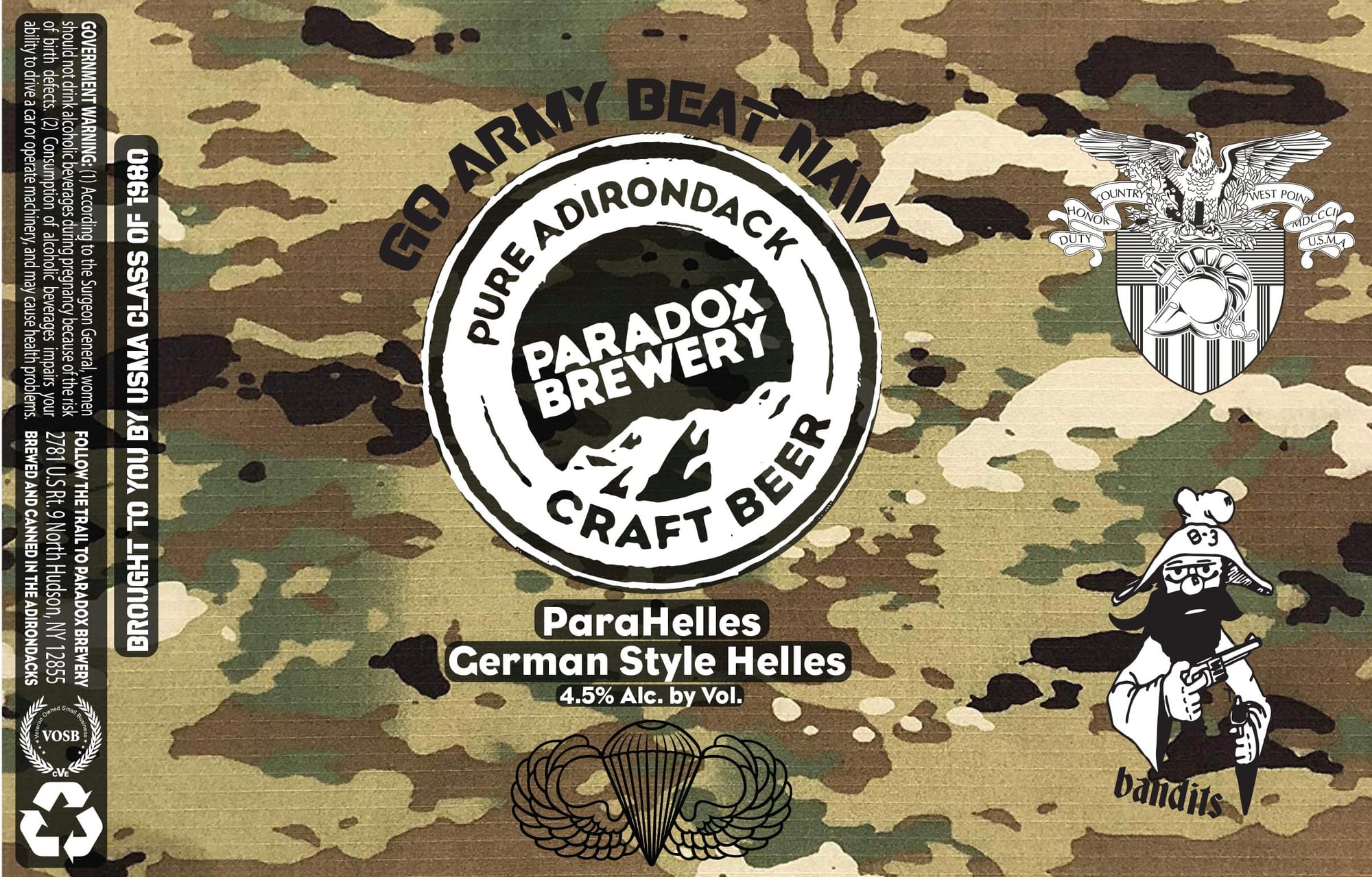 ParaHelles by Paradox Brewery - beer label