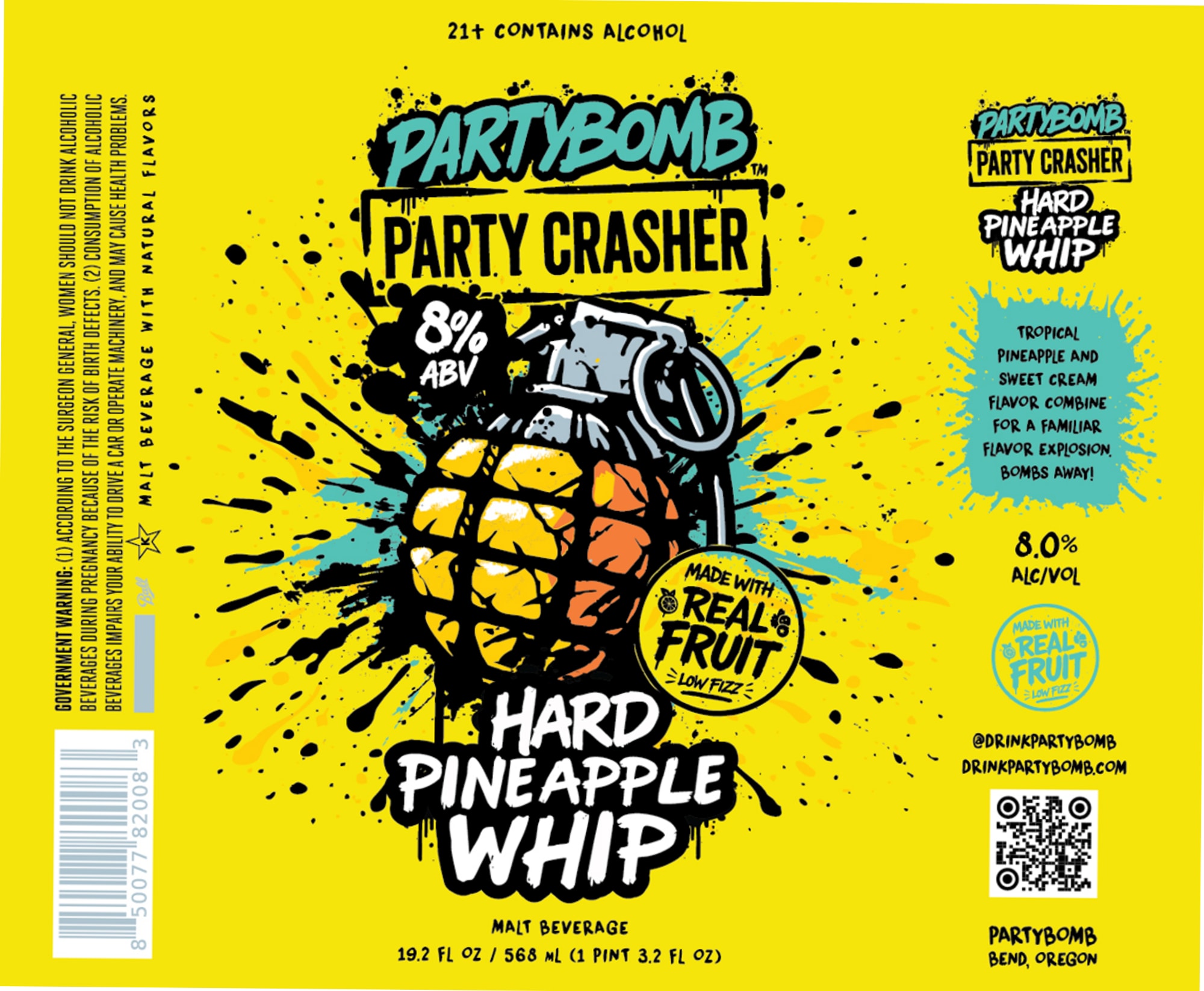 Party Crasher by PartyBomb - beer label