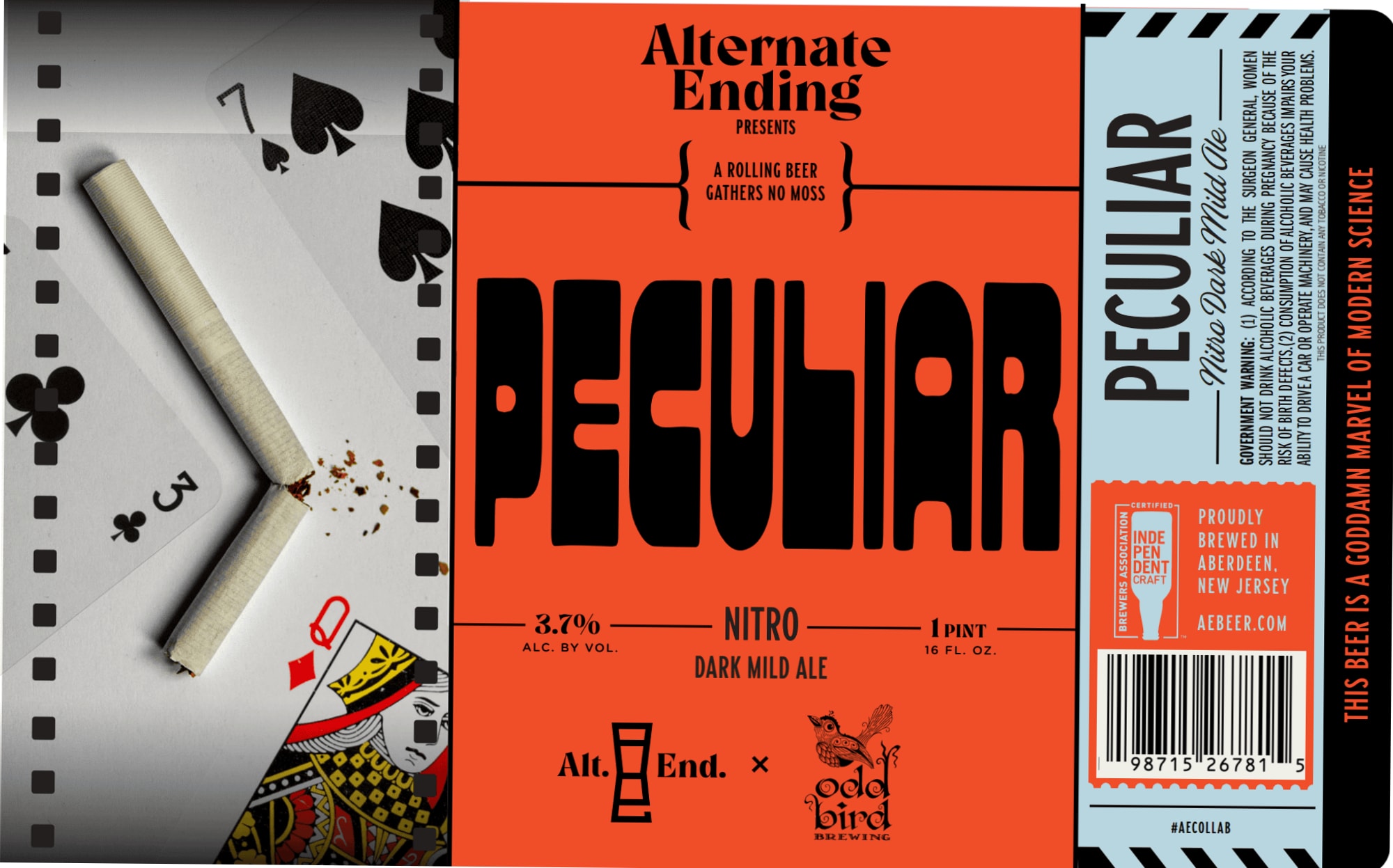 PECULIAR - beer label