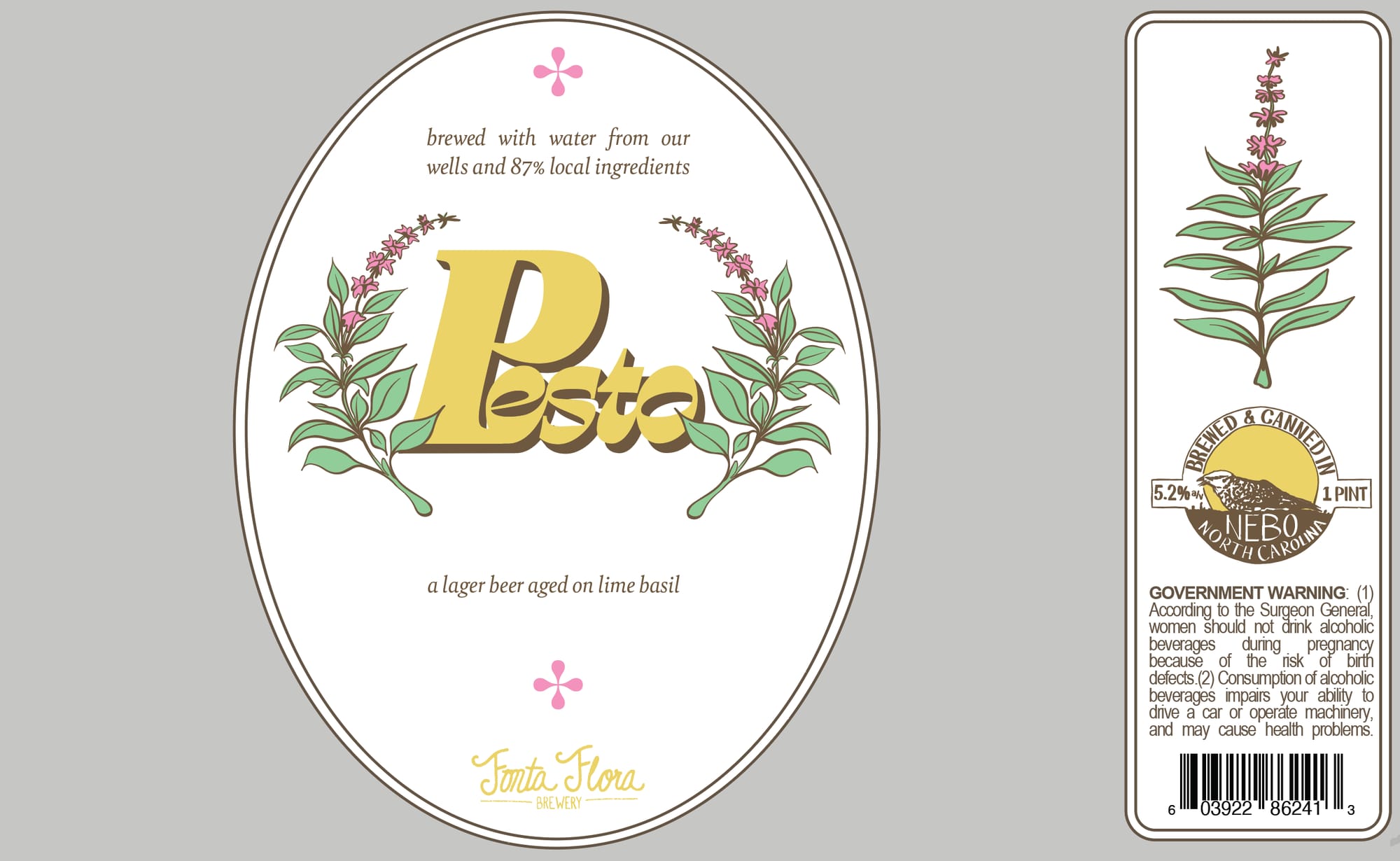 Pesta by Fonta Flora Brewery - beer label