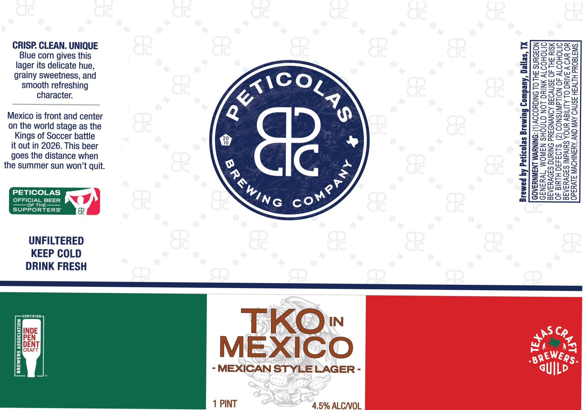 Peticolas by Peticolas Brewing Company - beer label