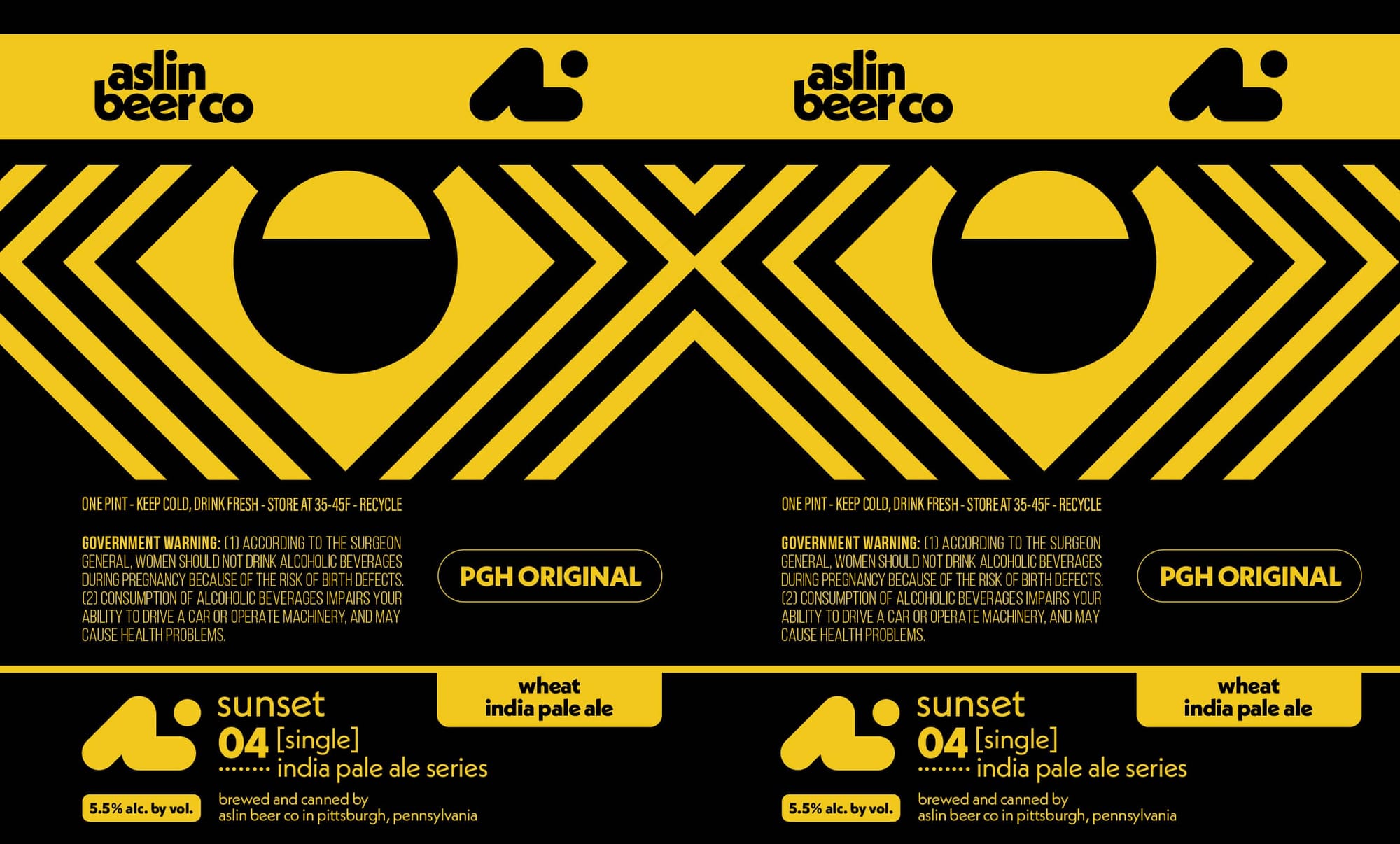 PGH Original by Aslin Beer Co. - beer label