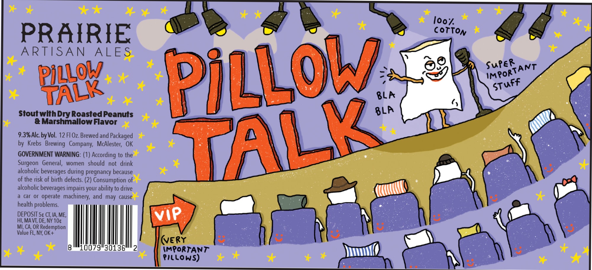 Pillow Talk by Prairie Artisan Ales - beer label