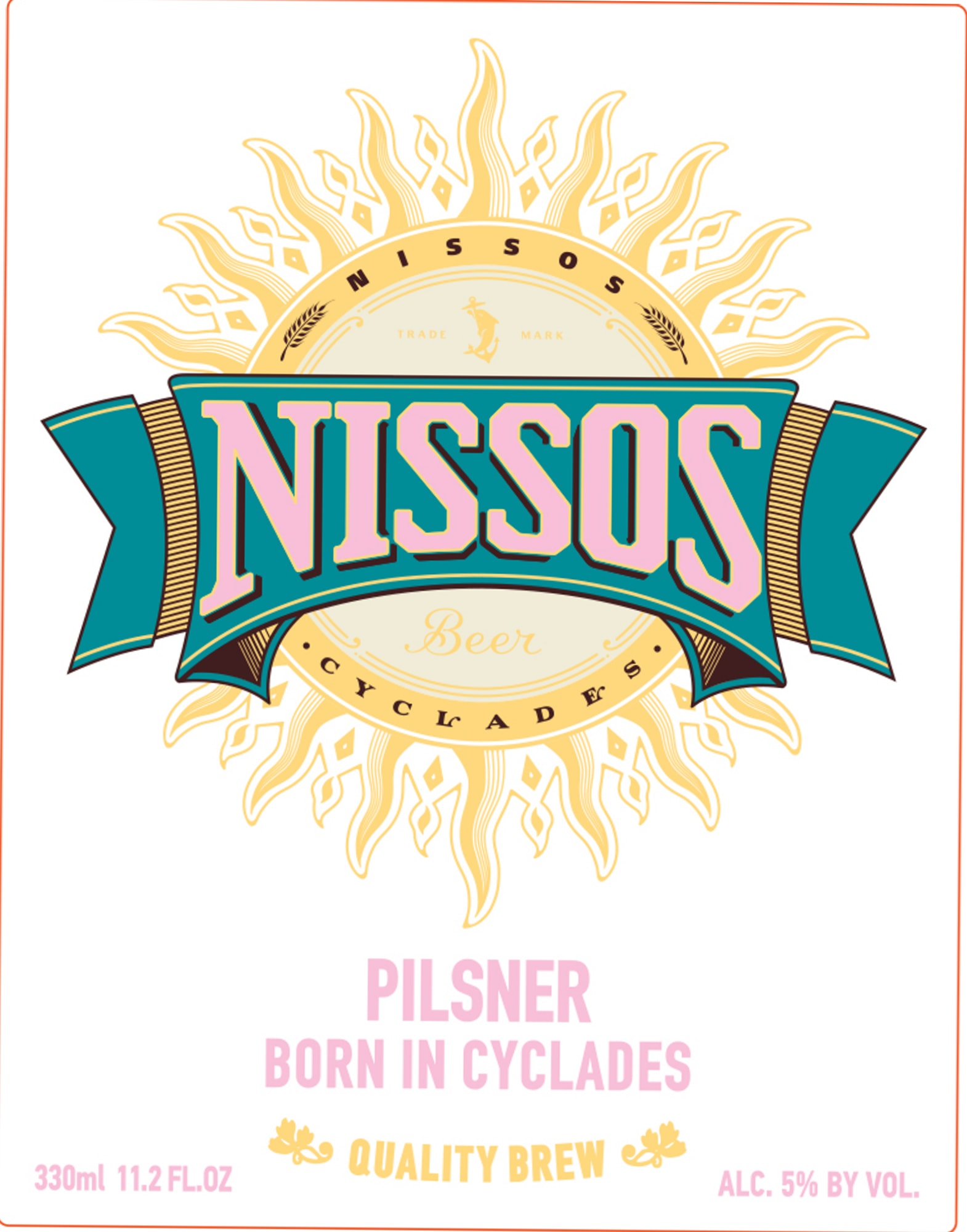 Pilsner by Nissos Beer - beer label