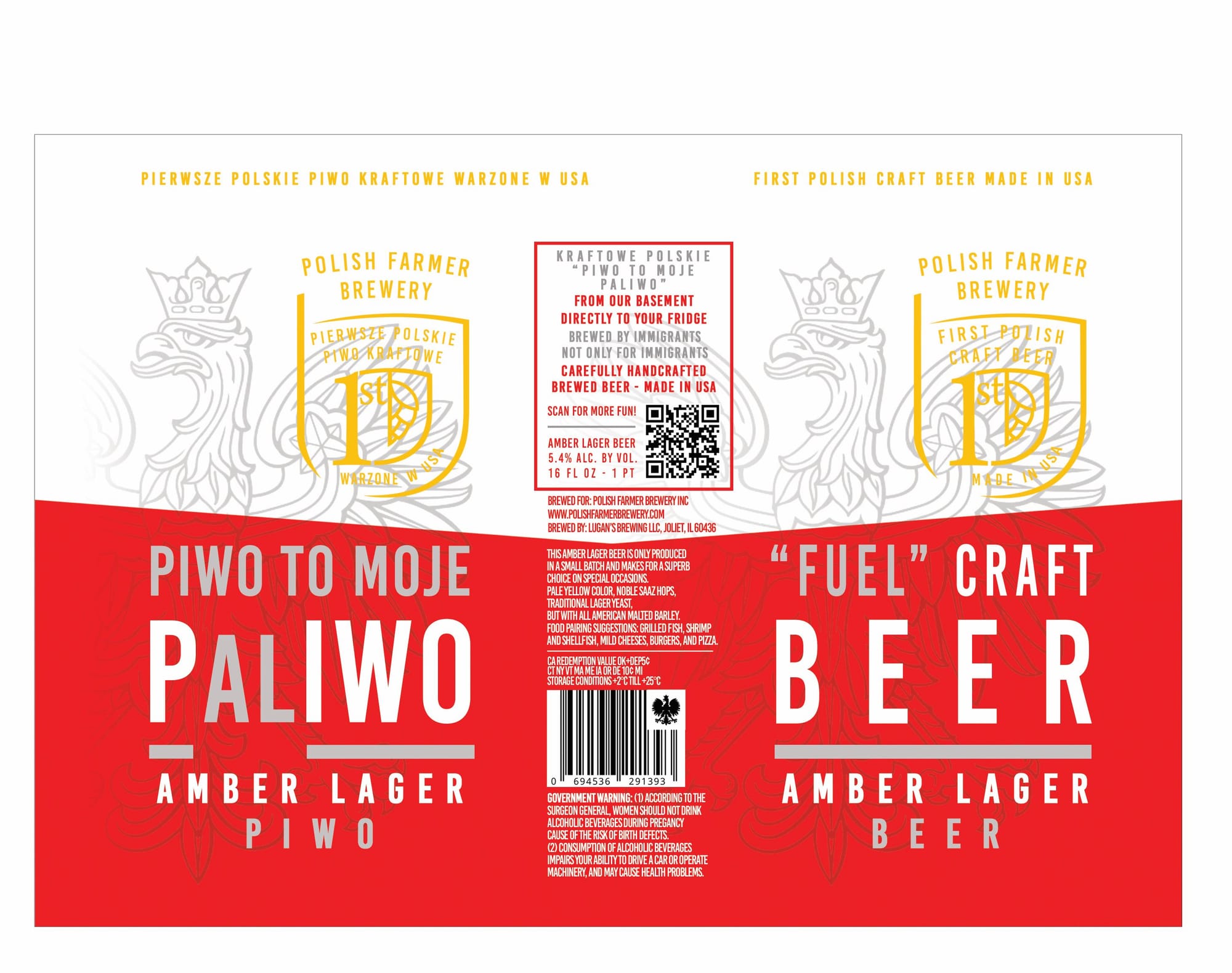 Piwo to Moje Paliwo by Polish Farmer Brewery - beer label