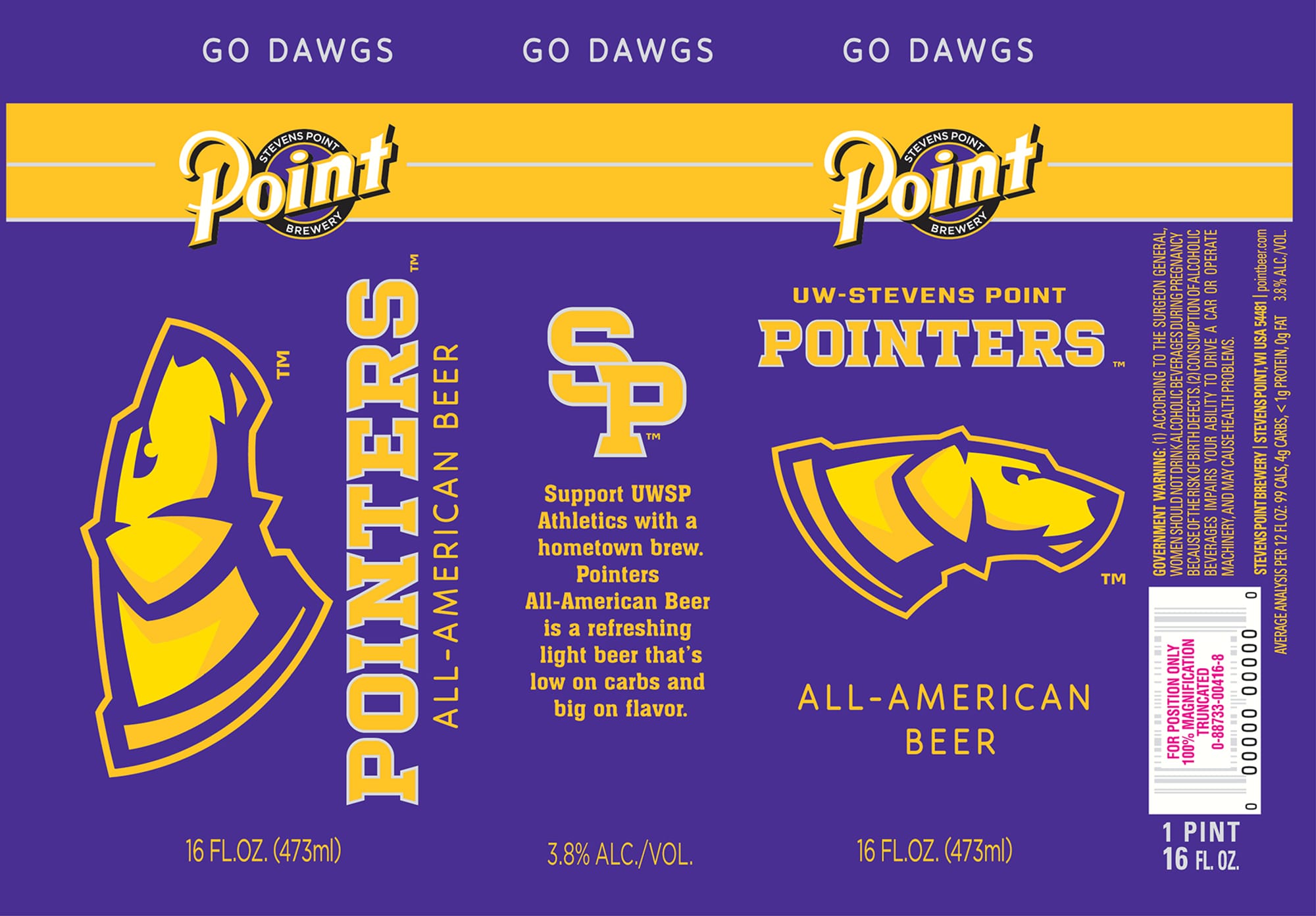 Pointer by Stevens Point Brewery - beer label