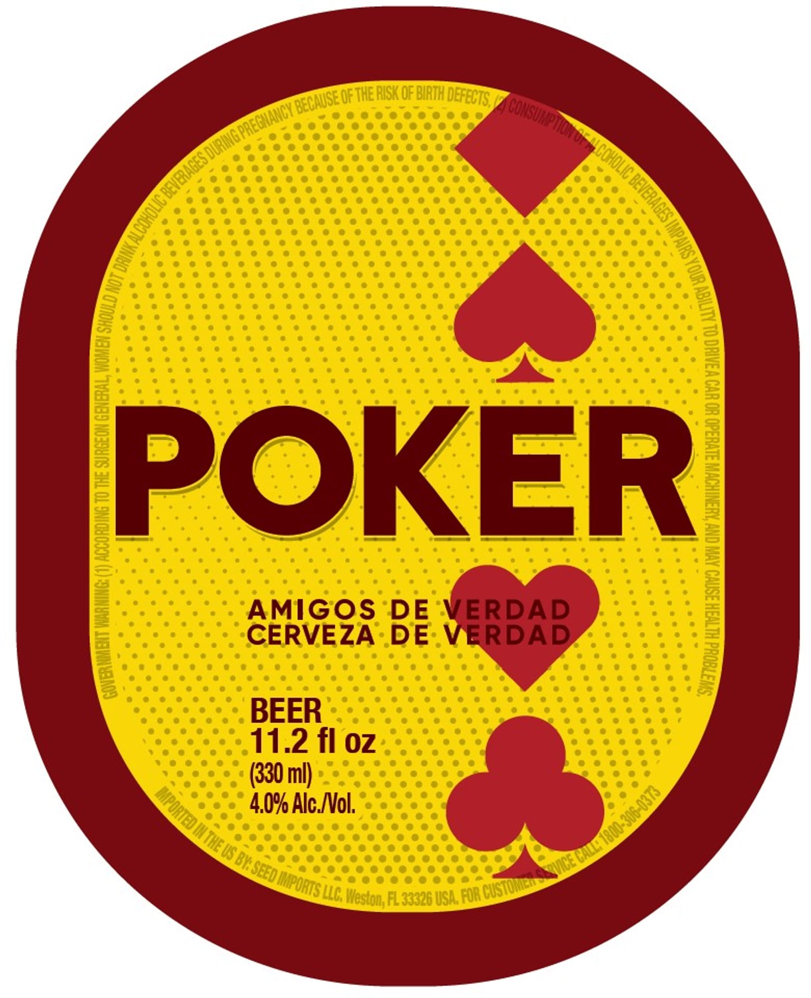 Poker by Amigos de Verdad - beer label