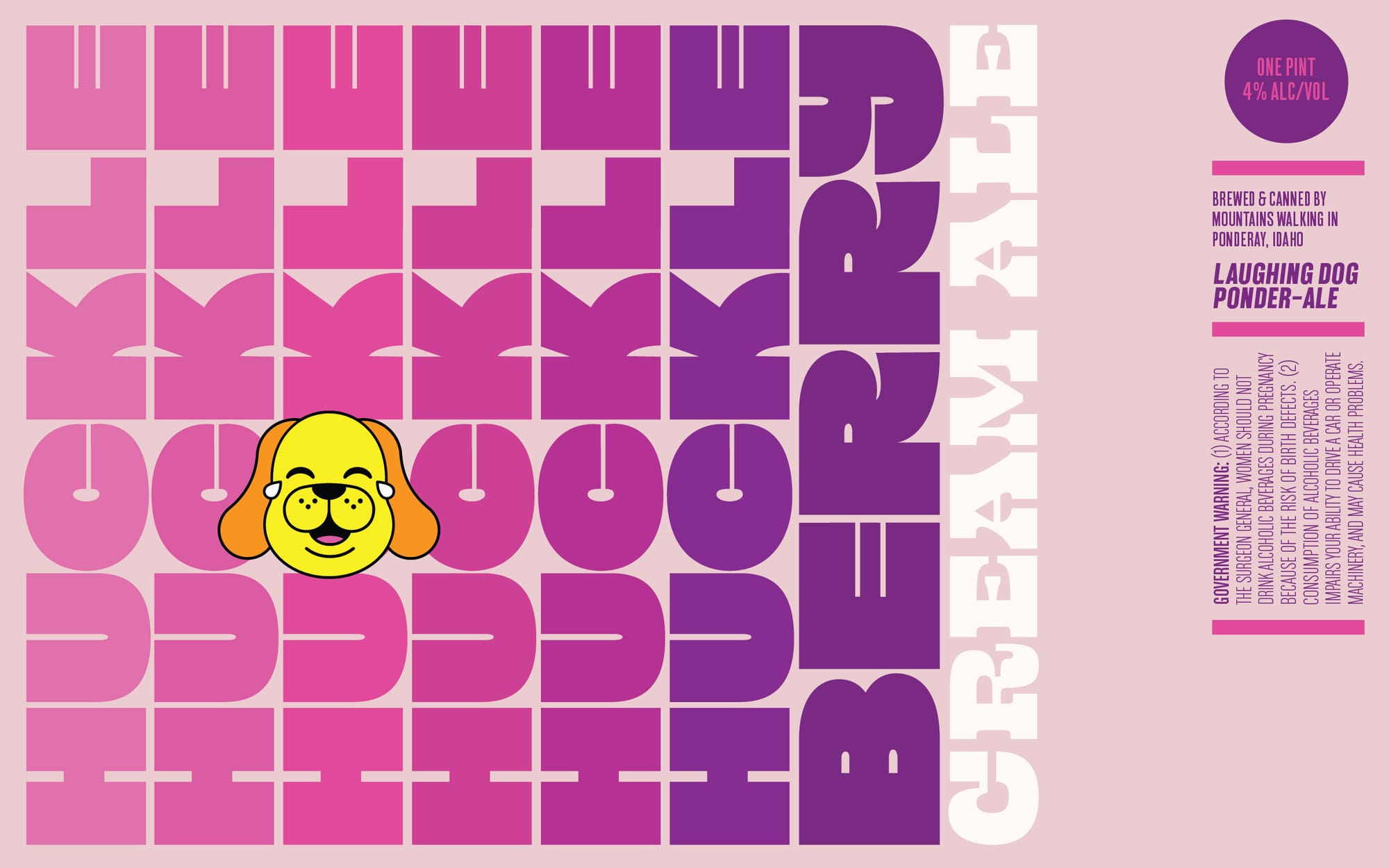 Ponder-Ale by Laughing Dog Brewing - beer label