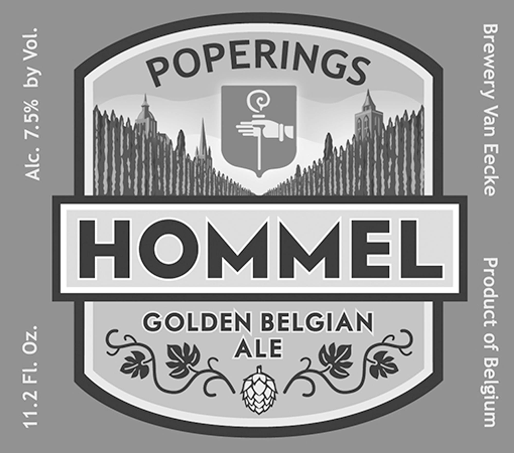 Poperings Hommel by Brewery van Eecke - beer label