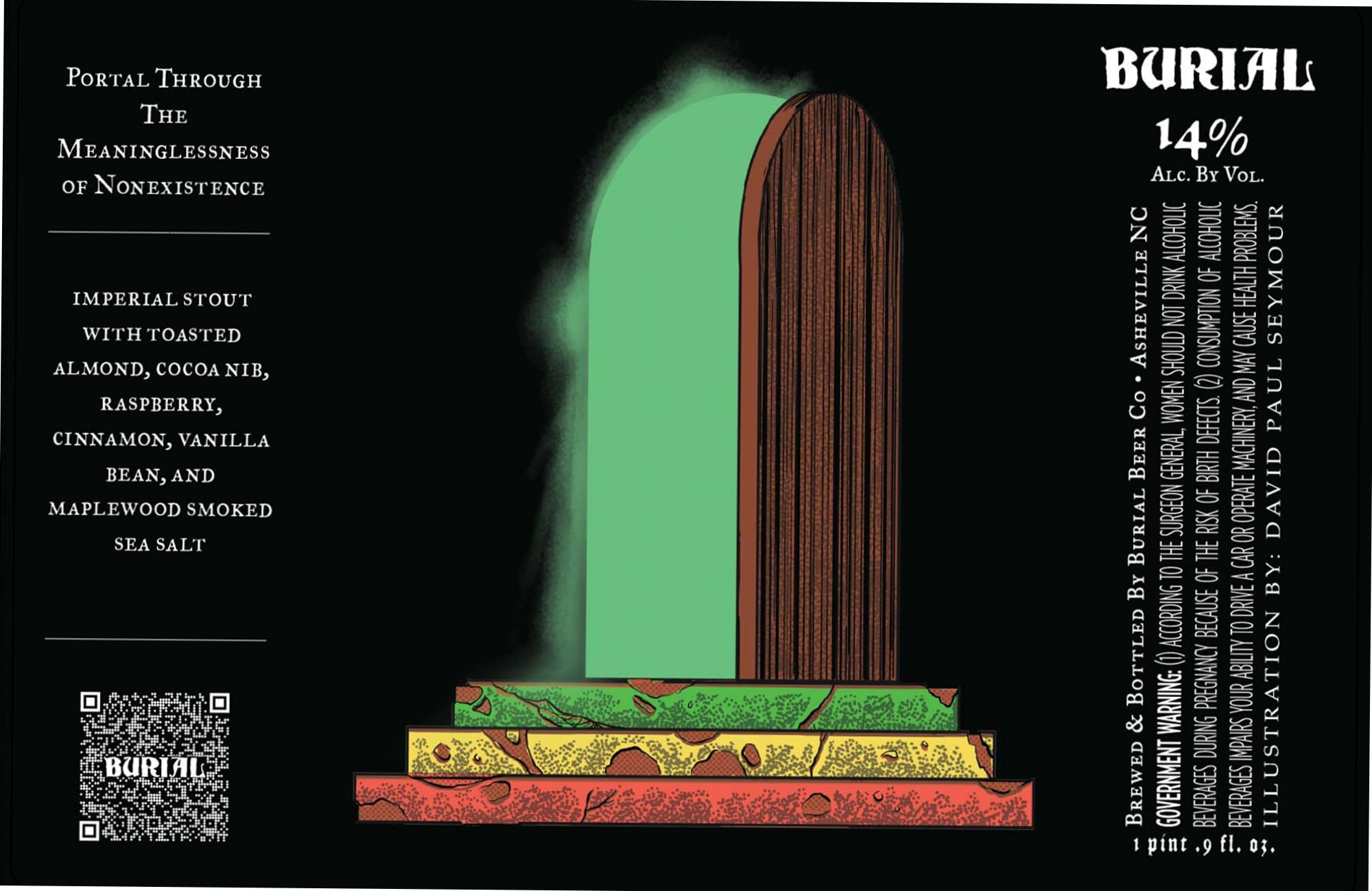Portal Through the Meaninglessness of Nonexistence by Burial Beer Co. - beer label