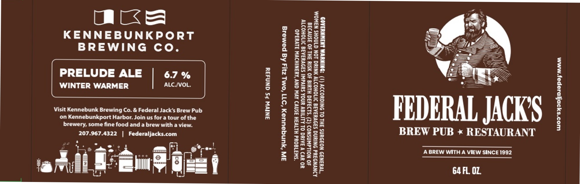Prelude Ale by Kennebunkport Brewing Co. - beer label