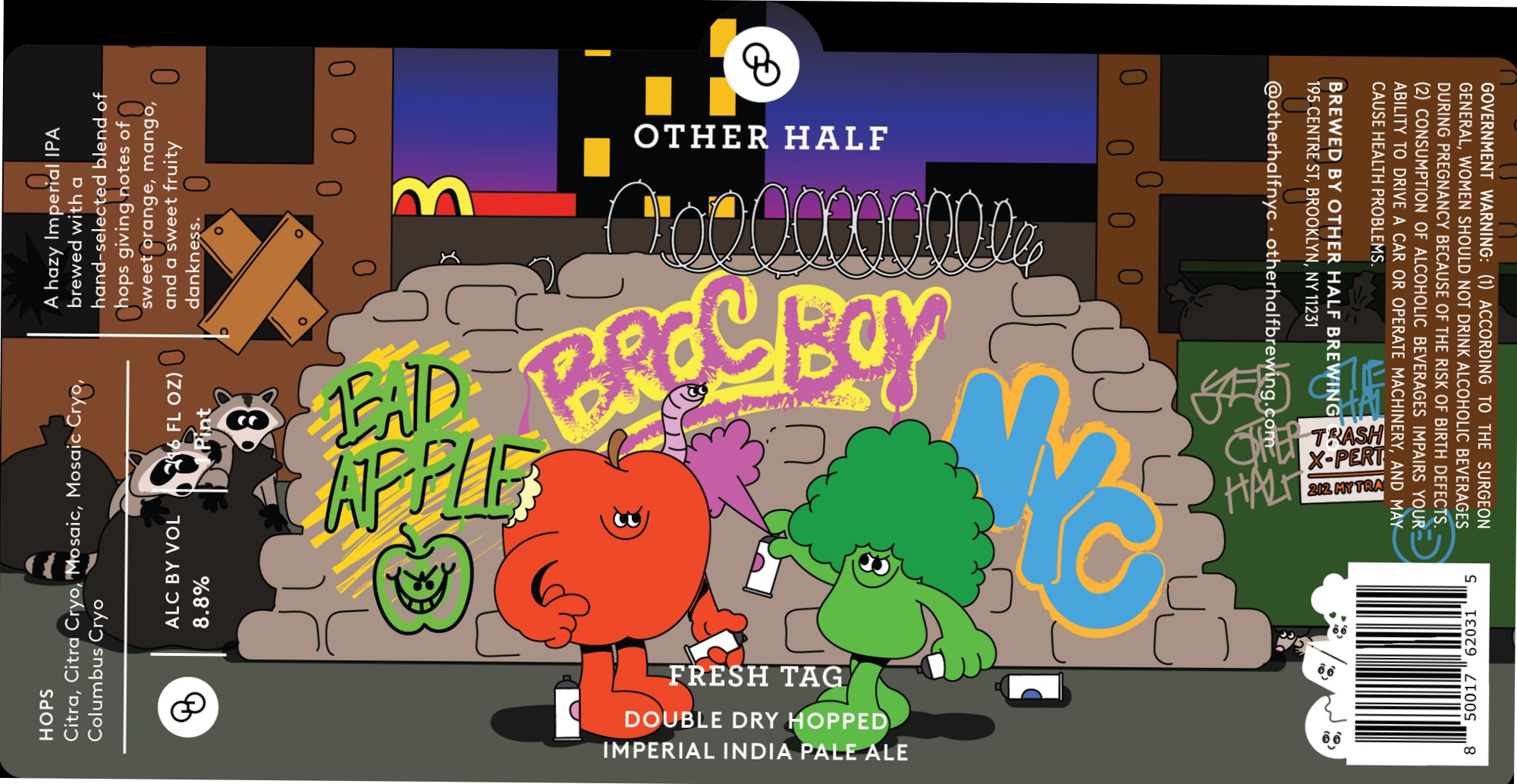 Pricklyboy by Other Half Brewing - beer label