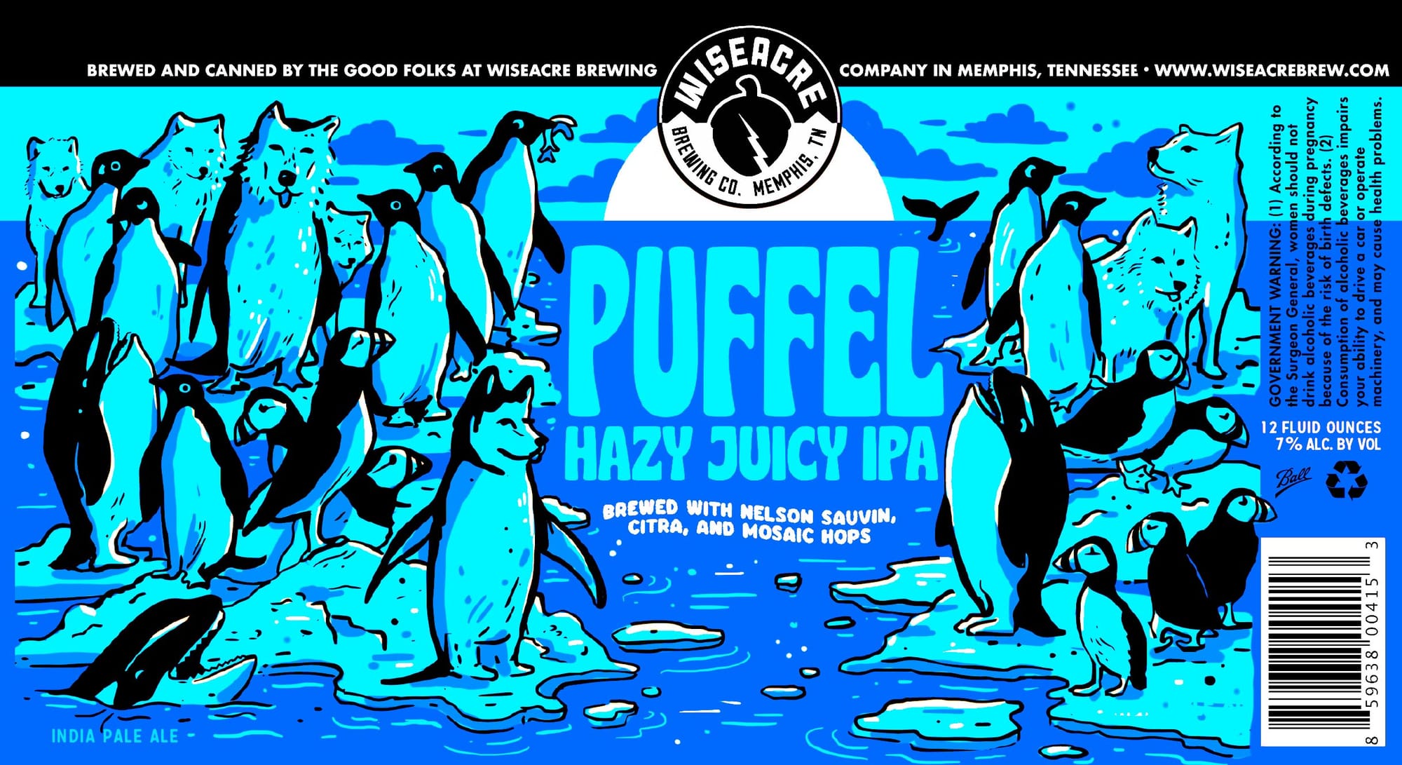 Puffel by Wiseacre Brewing Co. - beer label
