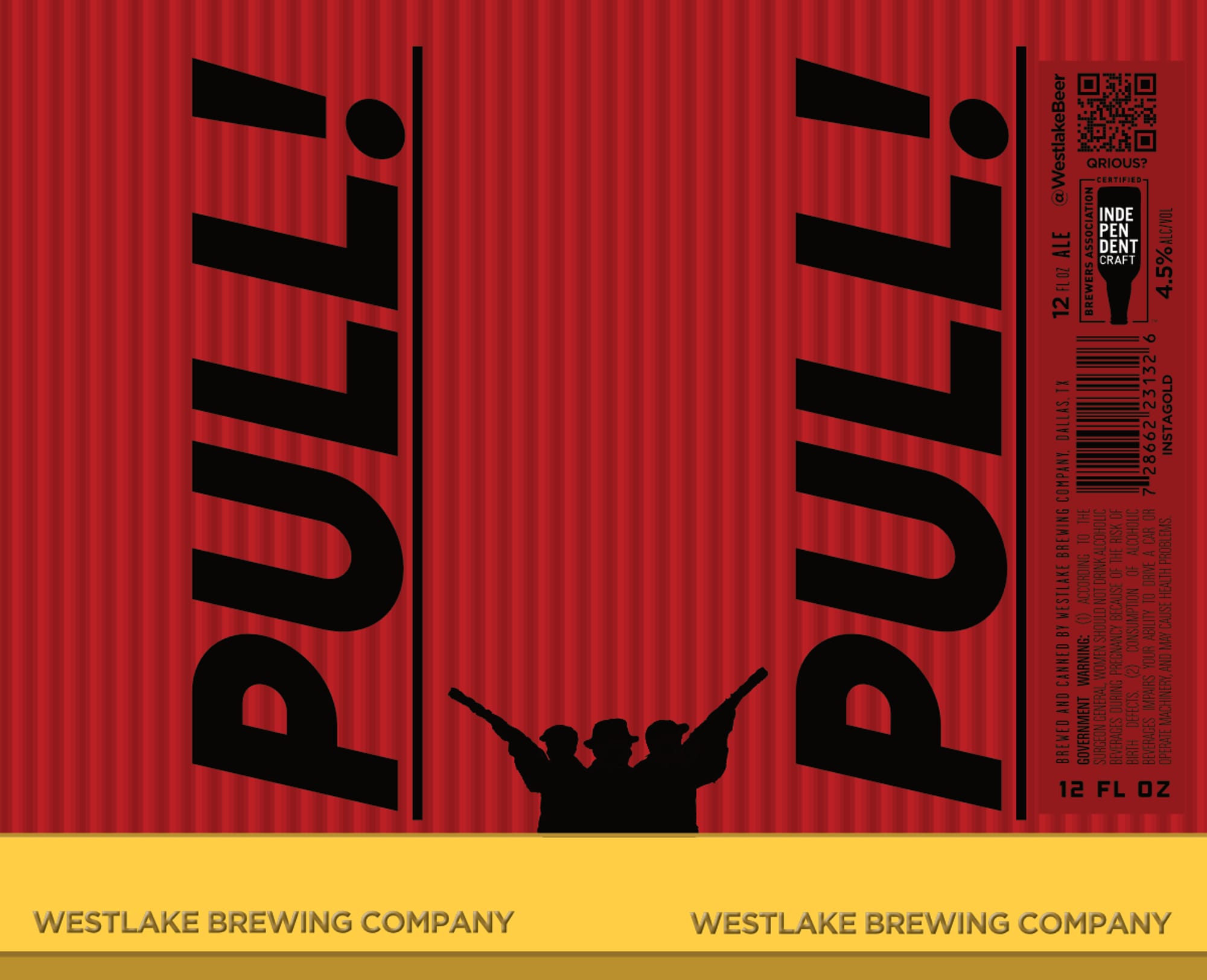 PULL! by Westlake Brewing Company - beer label