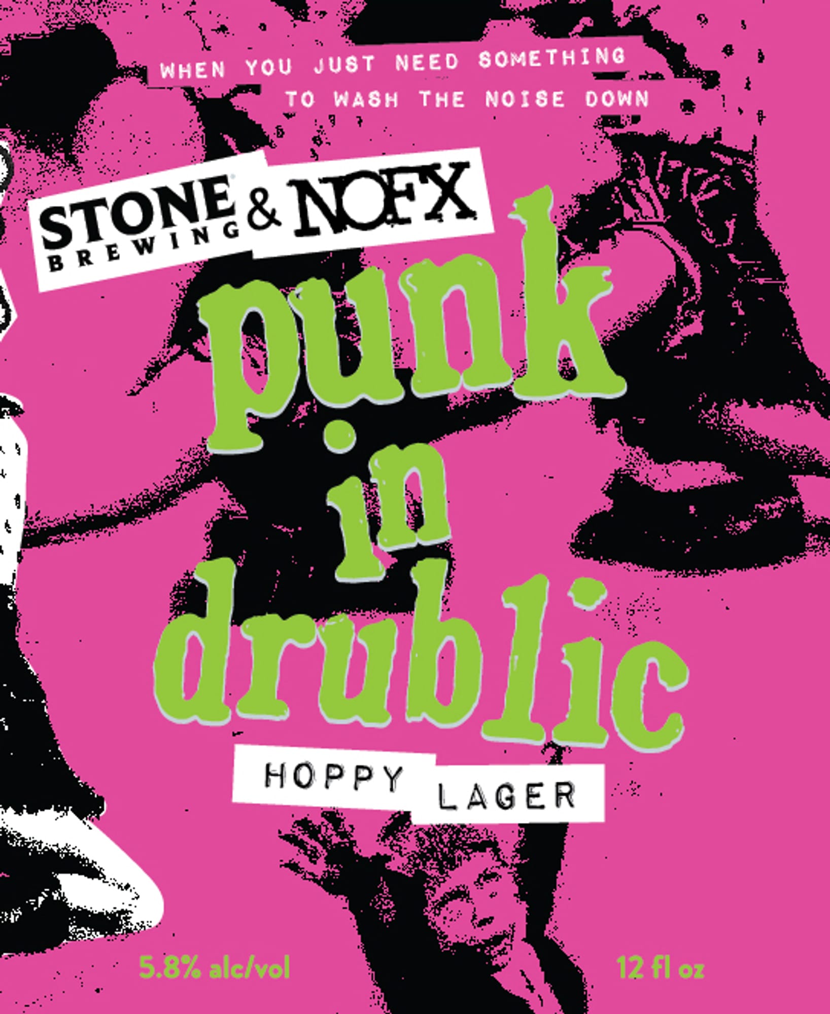 Punk in Drublic by Stone & NOFX Brewing - beer label