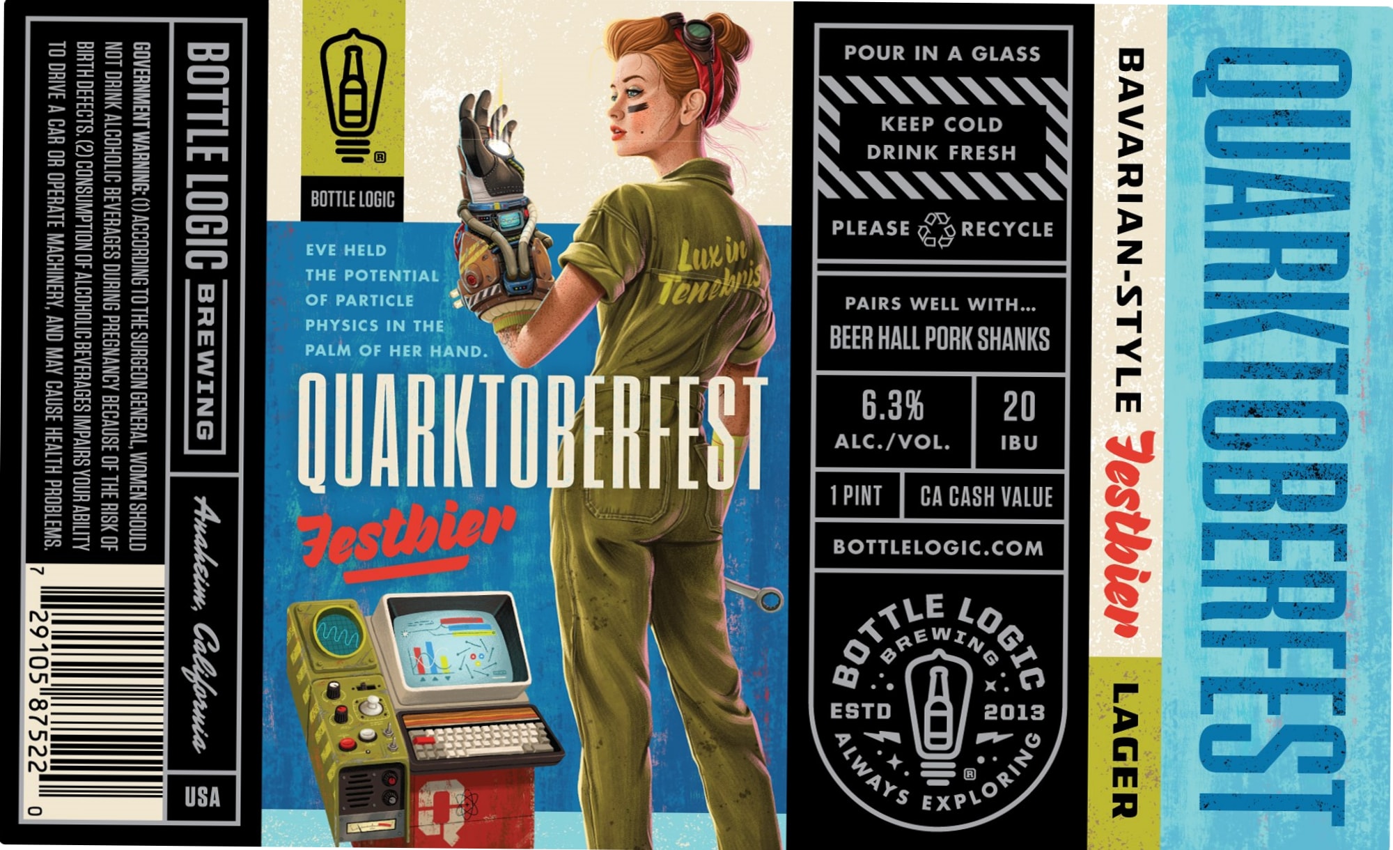 Quarktoberfest by Bottle Logic Brewing - beer label