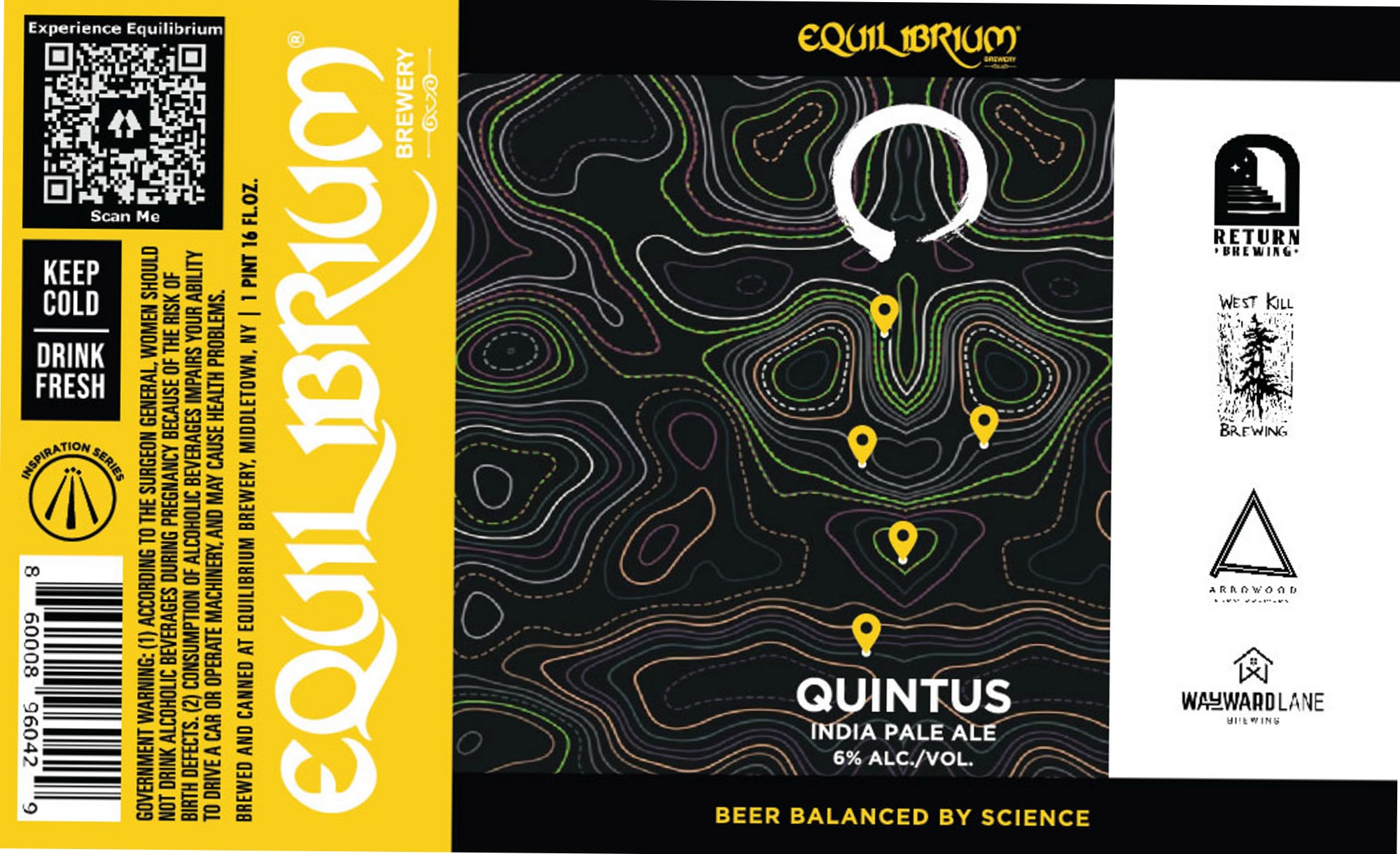 Quintus by Equilibrium Brewery - beer label
