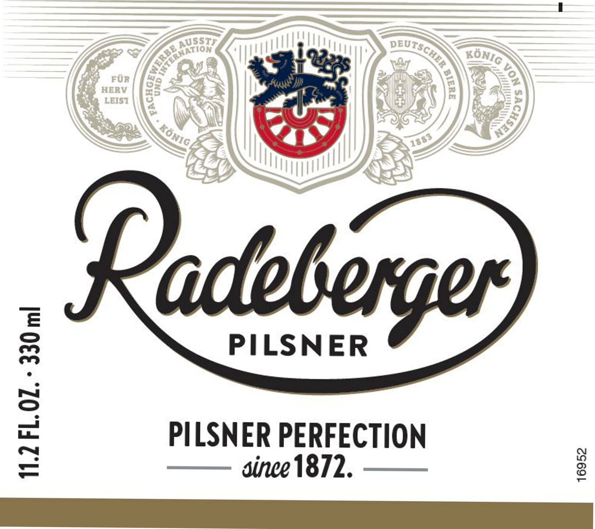 Radeberger Pilsner by Radeberger - beer label