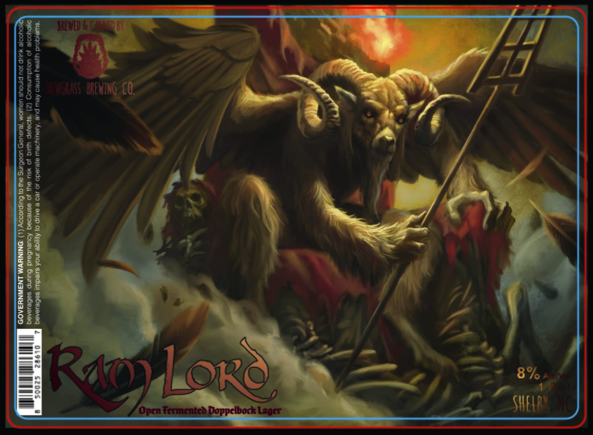 Ram Lord by Highland Brewing Co. - beer label