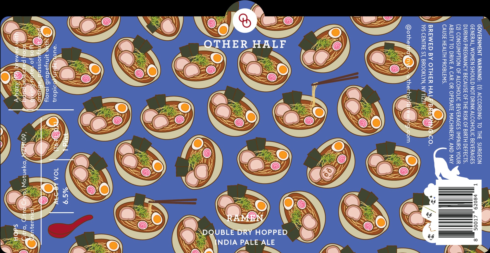 Ramen by Other Half Brewing - beer label
