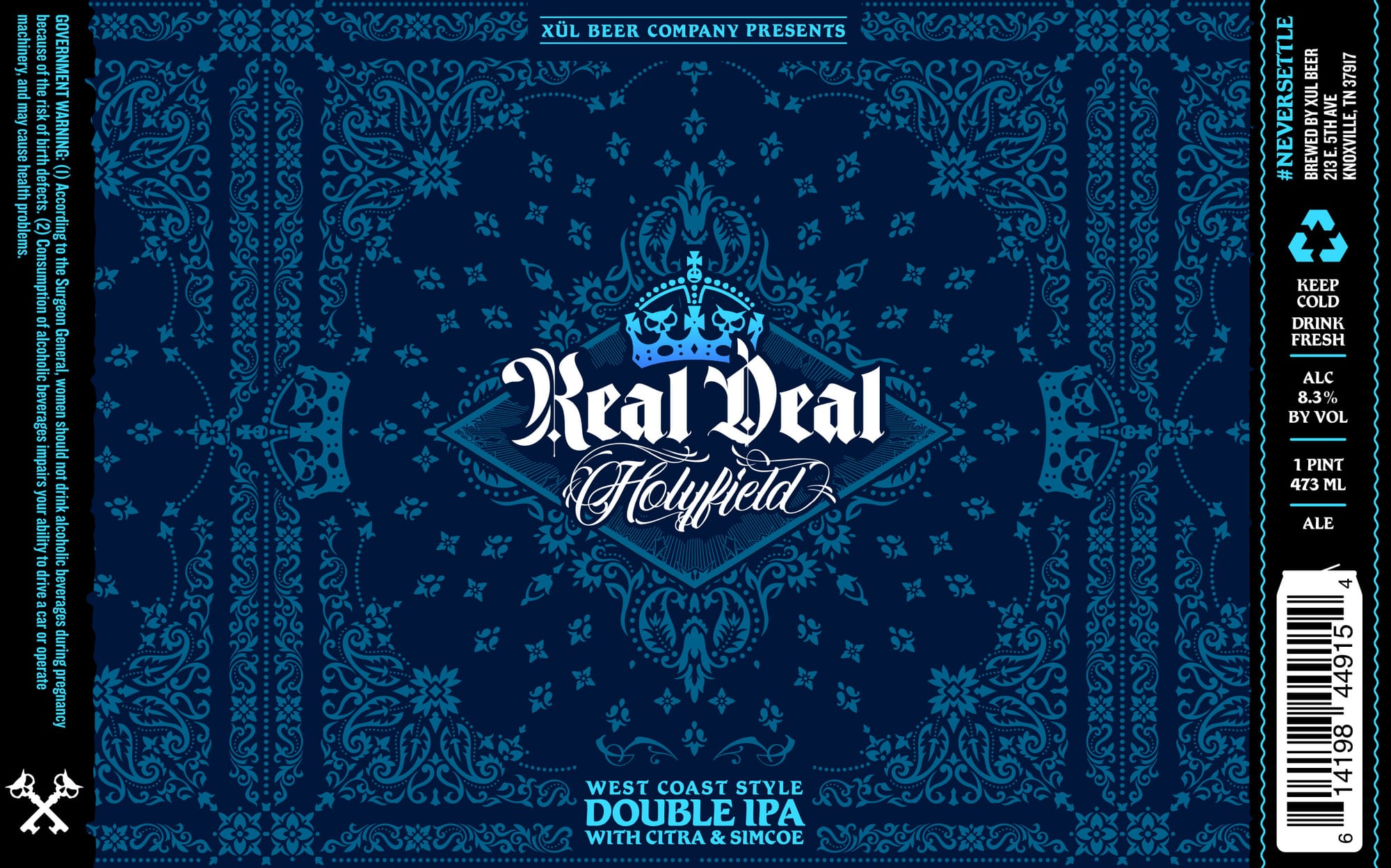 Real Deal Holyfield by Xül Beer Company - beer label