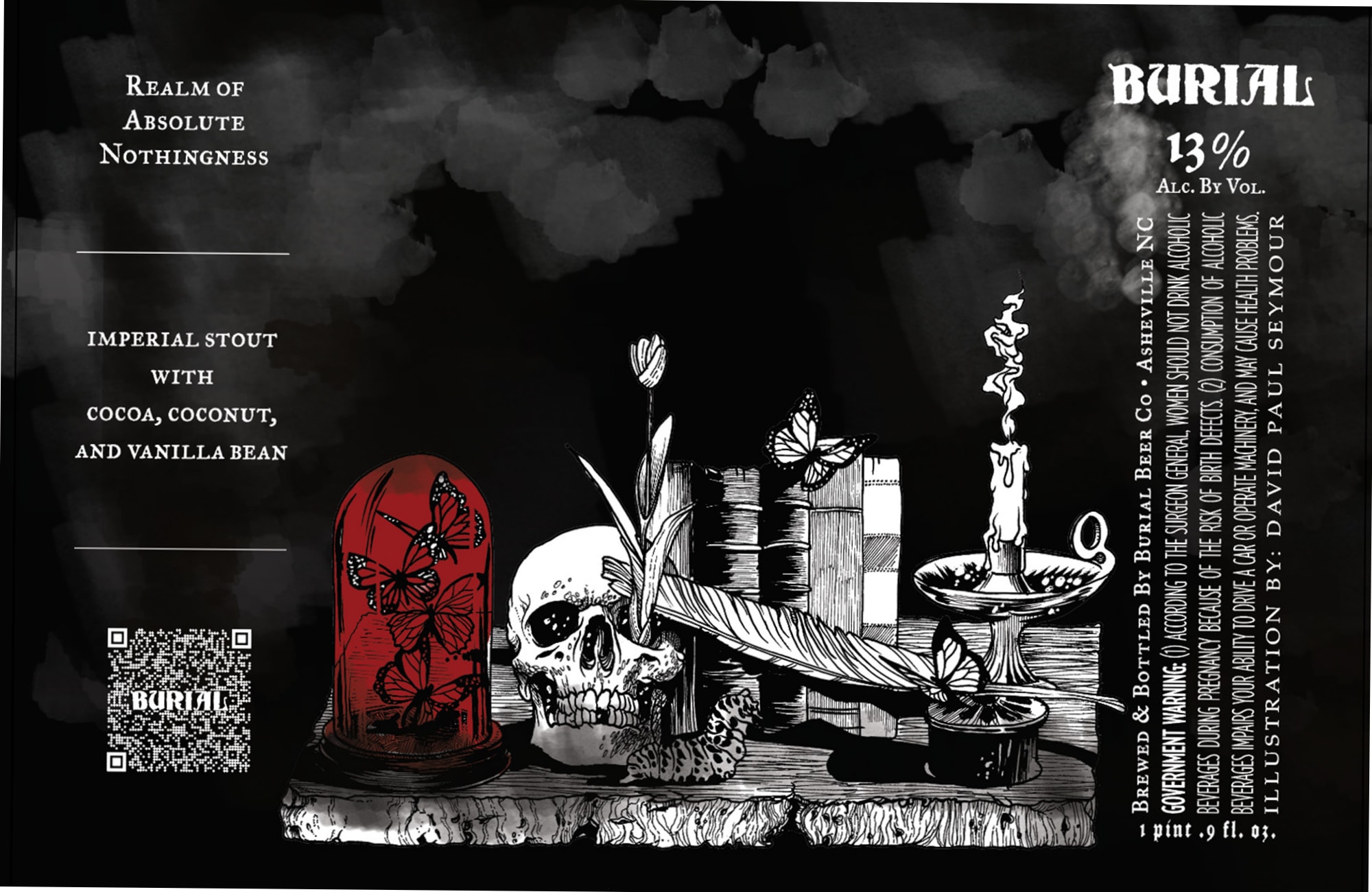 Realm of Nothingness by Burial Beer Co. - beer label