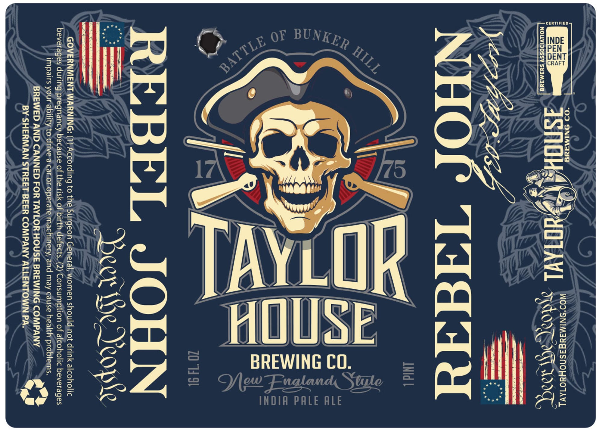 Rebel Taylor John by Taylor House Brewing Co. - beer label