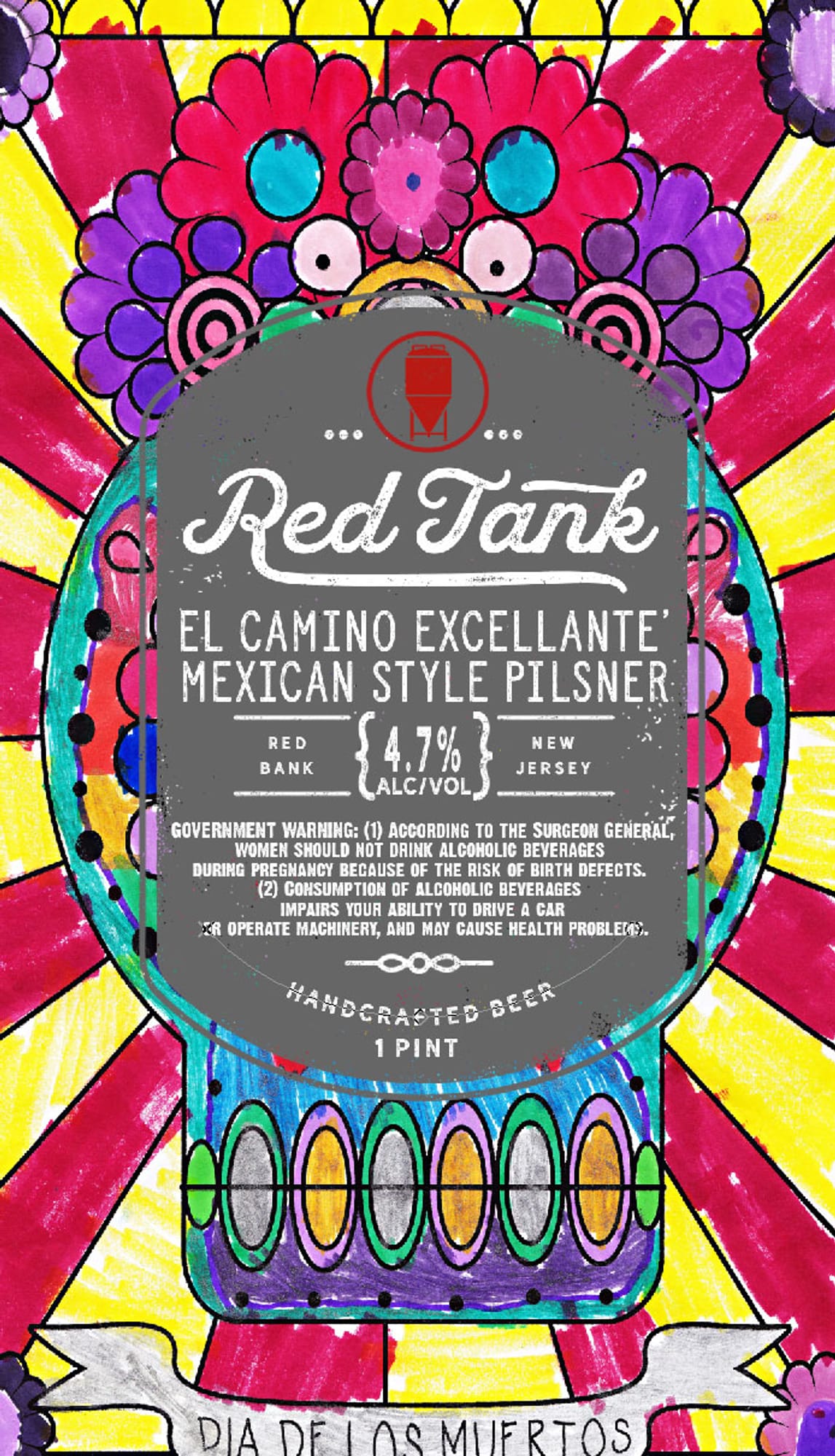 El Camino Excellante by Red Tank - beer label