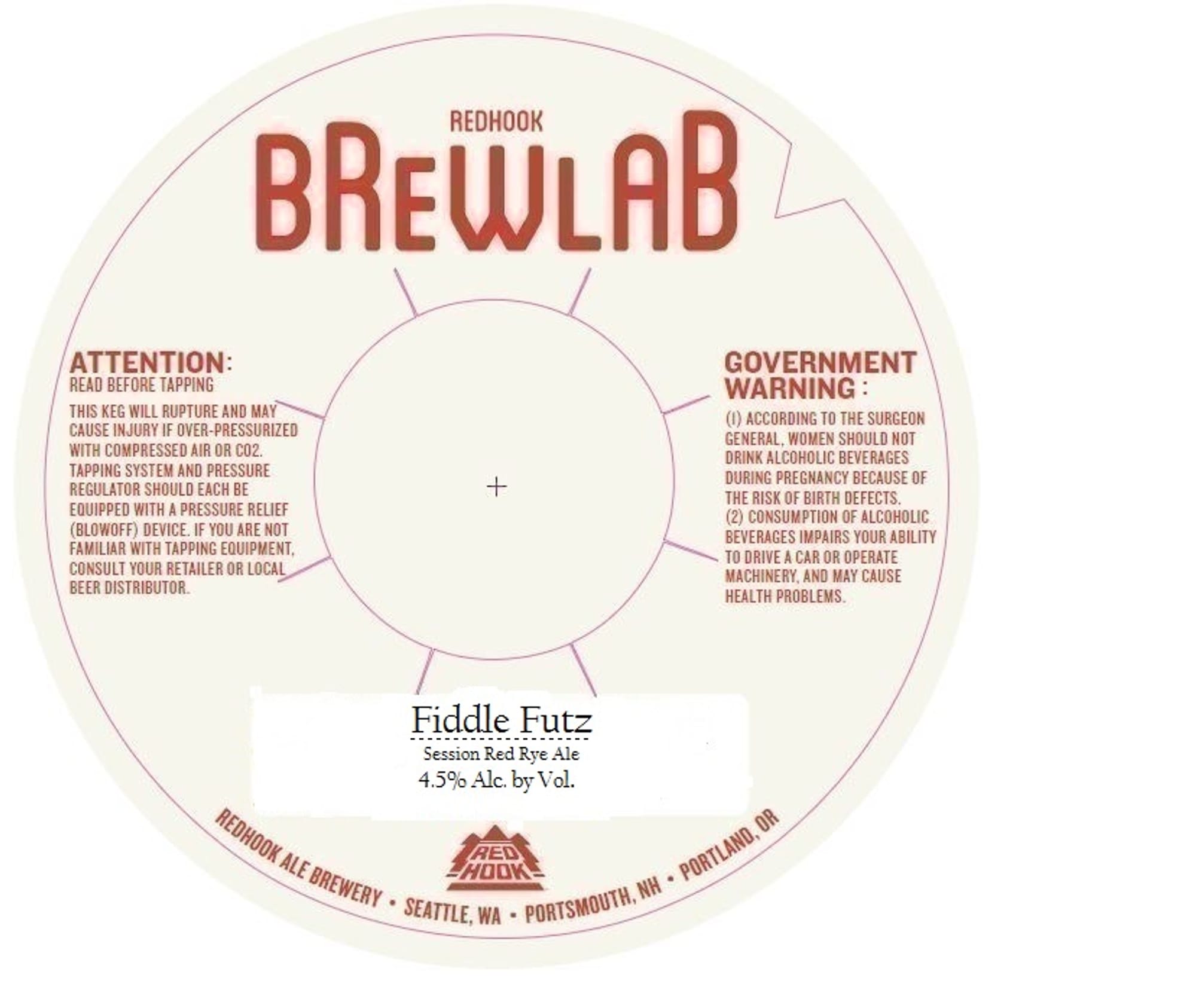 Fiddle Futz by Redhook Brewery - beer label