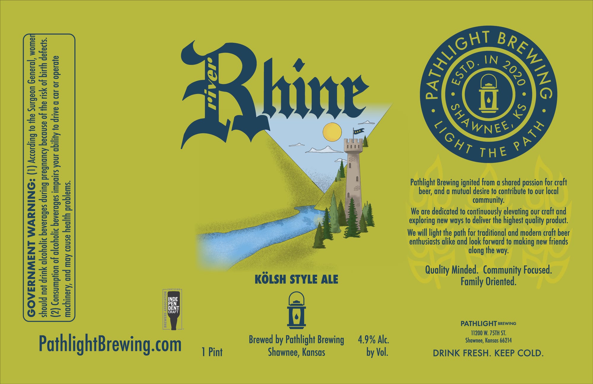 Rhine by Pathlight Brewing - beer label