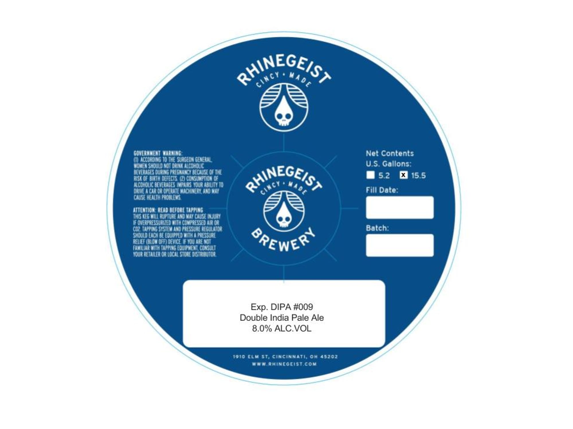 Truth DIPA by Rhinegeist Brewery - beer label