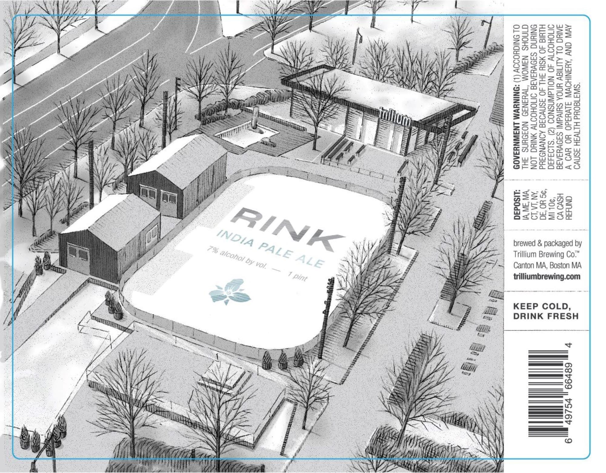 Rink India Pale Ale by Trillium Brewing Co. - beer label
