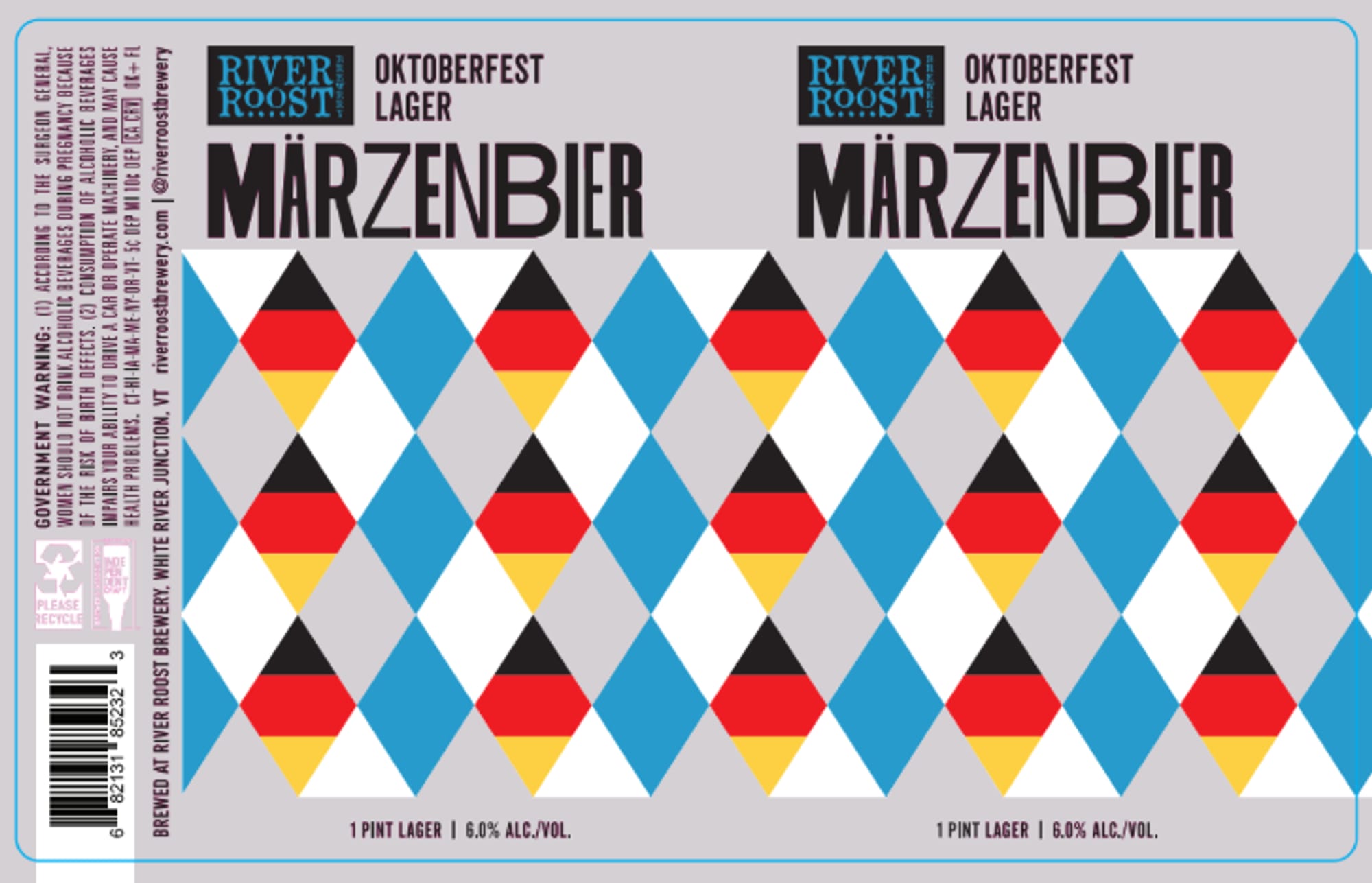 Oktoberfest Märzenbier by River Roost Brewery - beer label