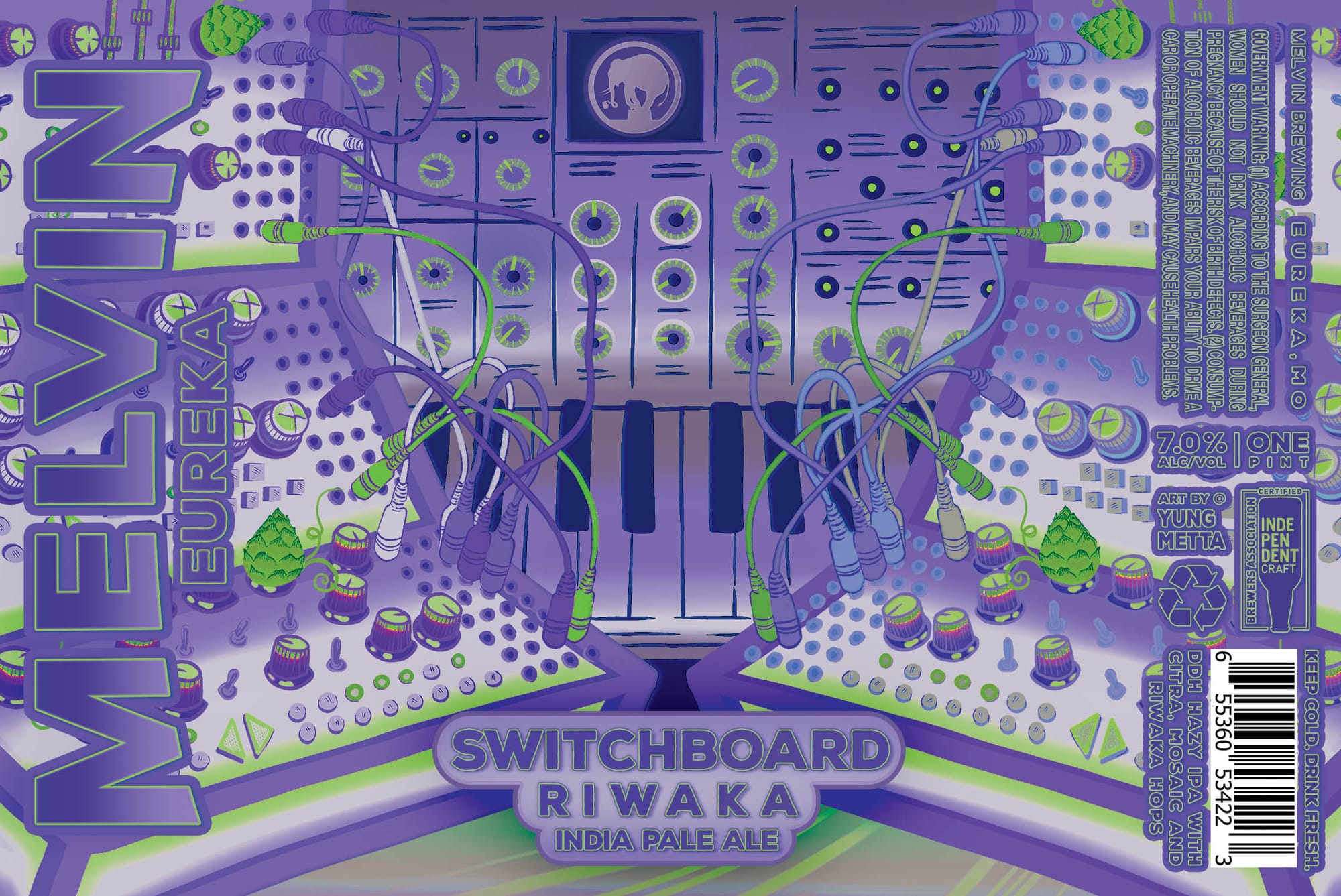 RiWaka by YUNG - beer label