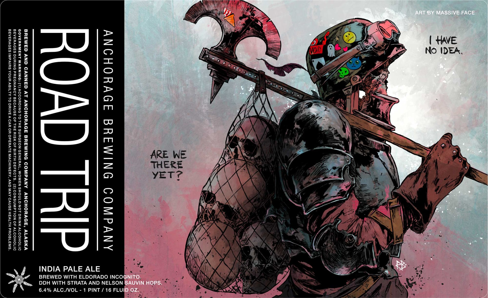 Road Trip by Anchorage Brewing Company - beer label