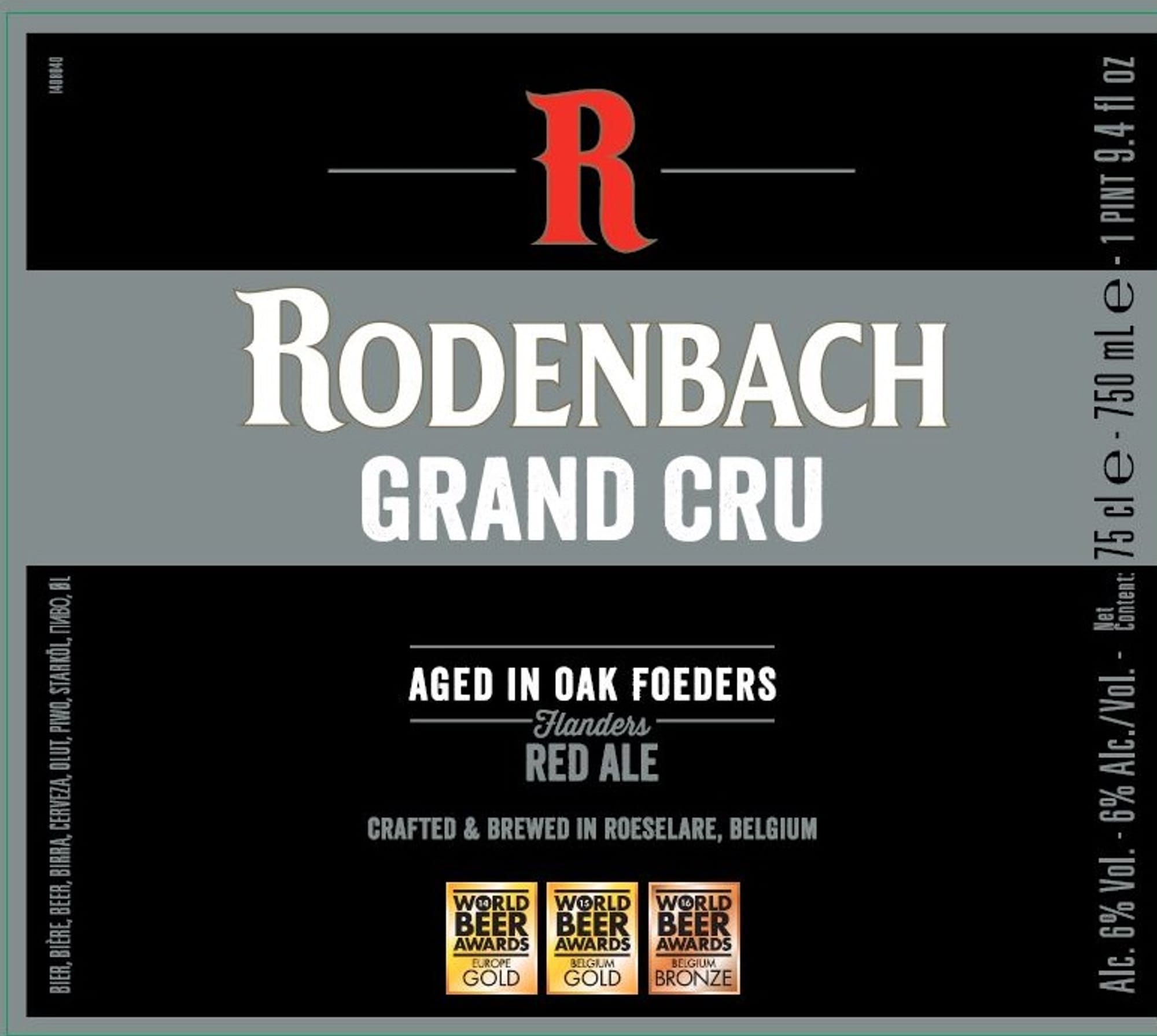 Grand Cru by Brouwerij Rodenbach - beer label