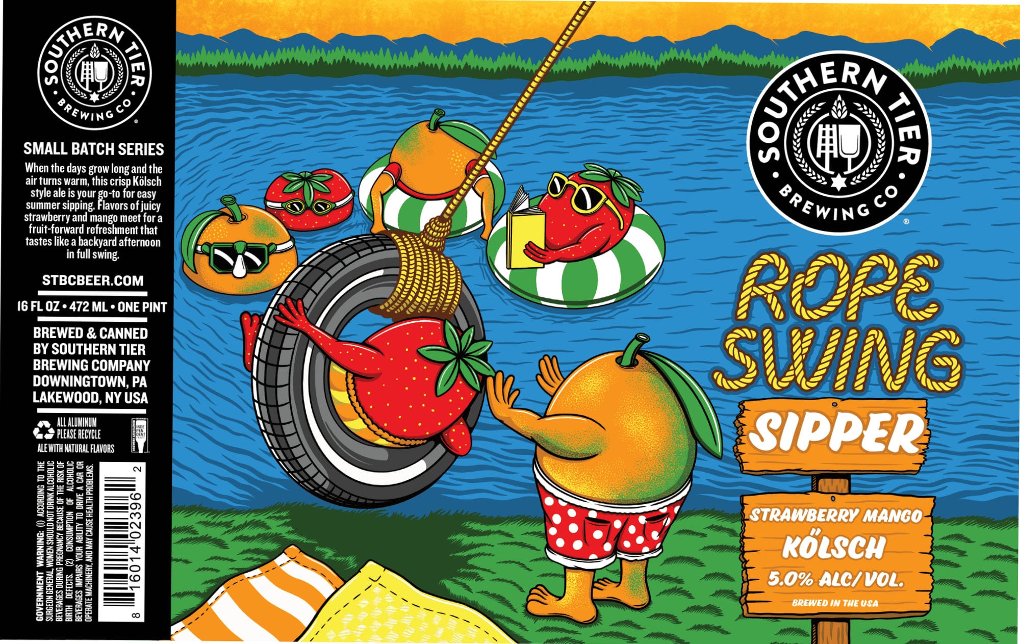 Rope Slung Sipper by Southern Tier Brewing Co. - beer label