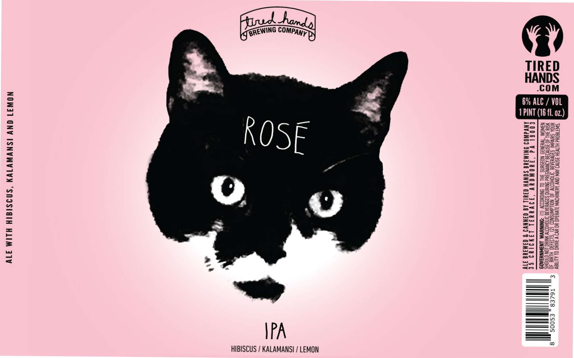 Rose by Tired Hands Brewing Company - beer label