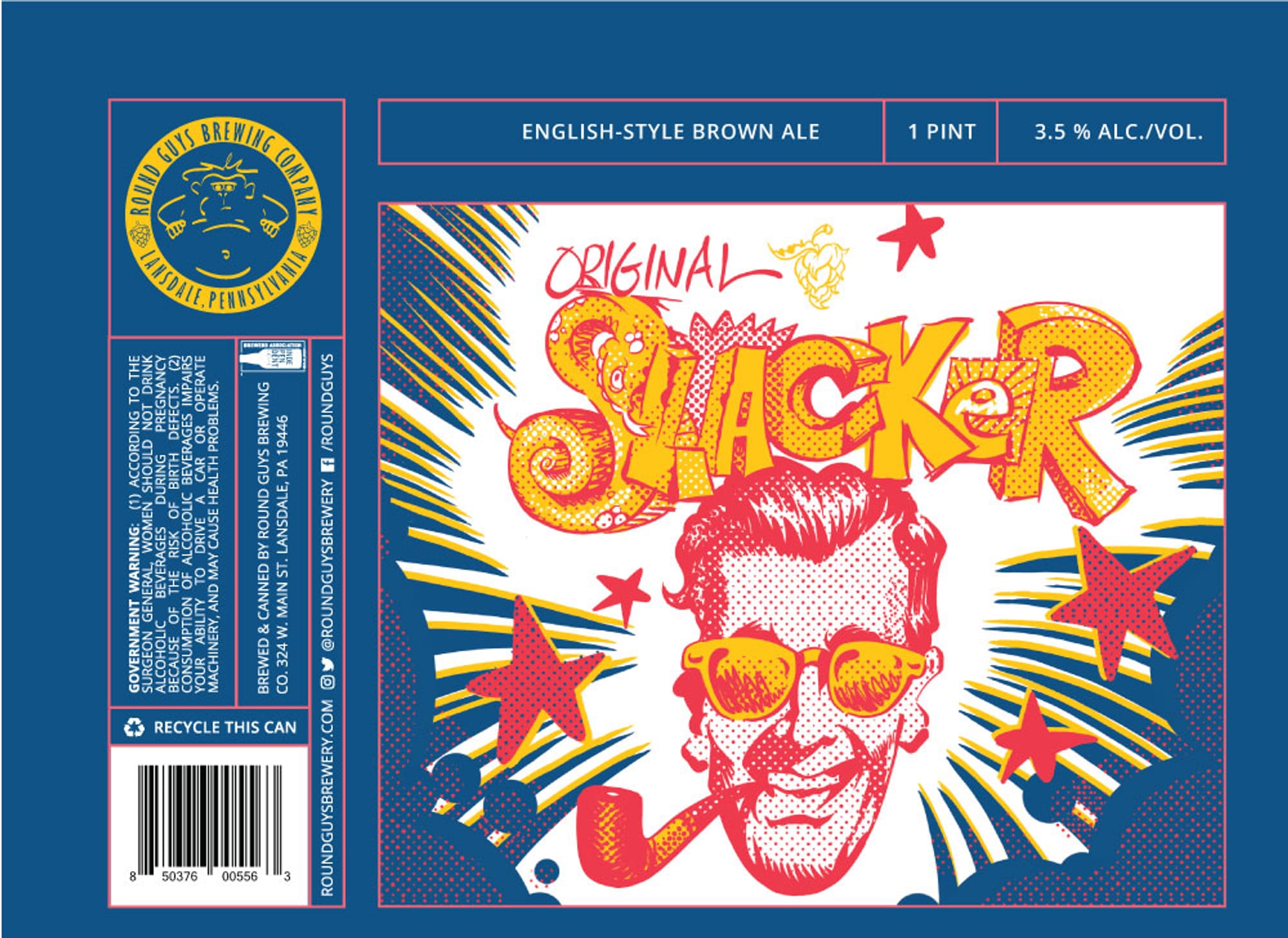 Snacker by Round Guys Brewing Company - beer label
