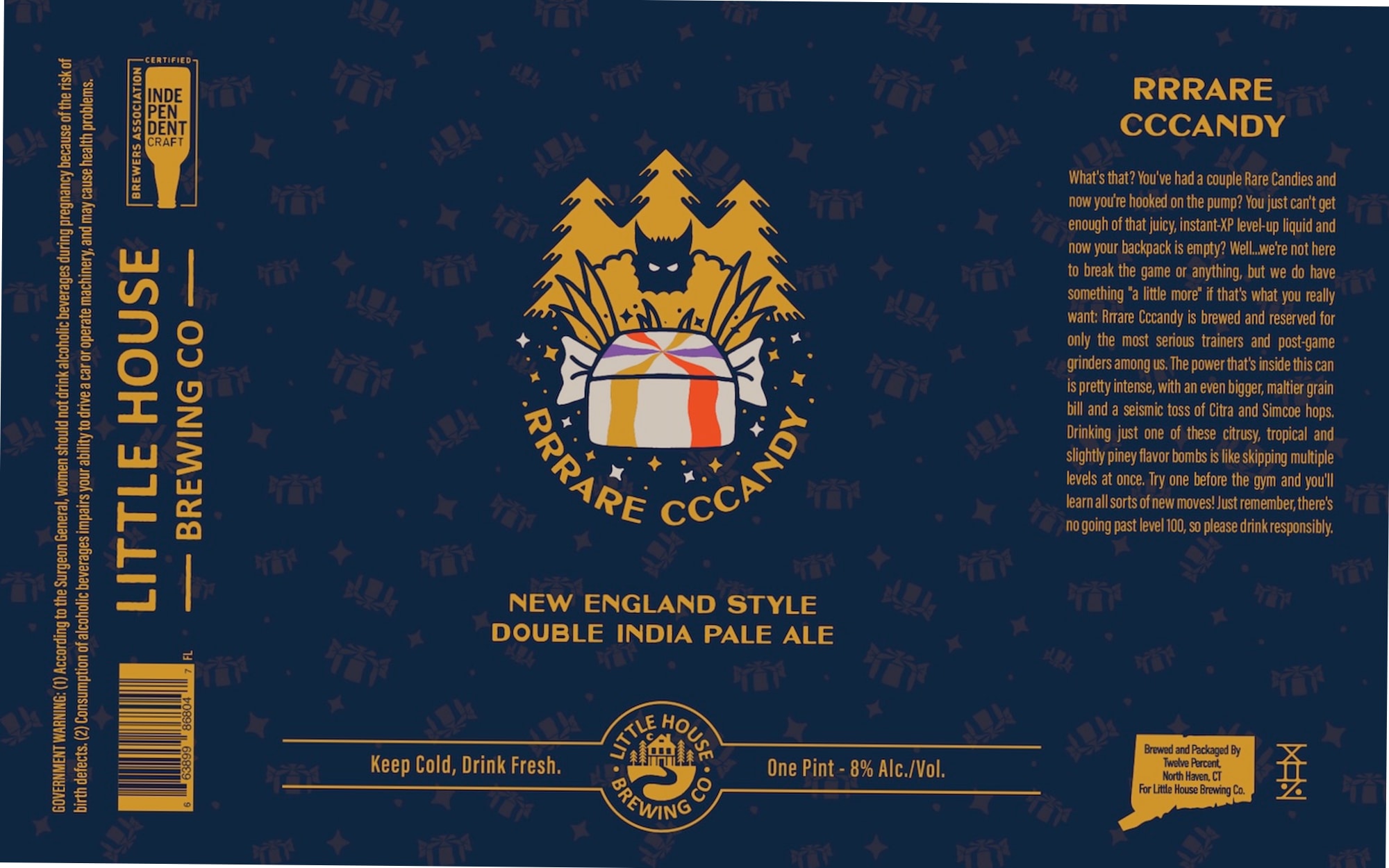 Rrare CcCandy by Little House Brewing Co. - beer label