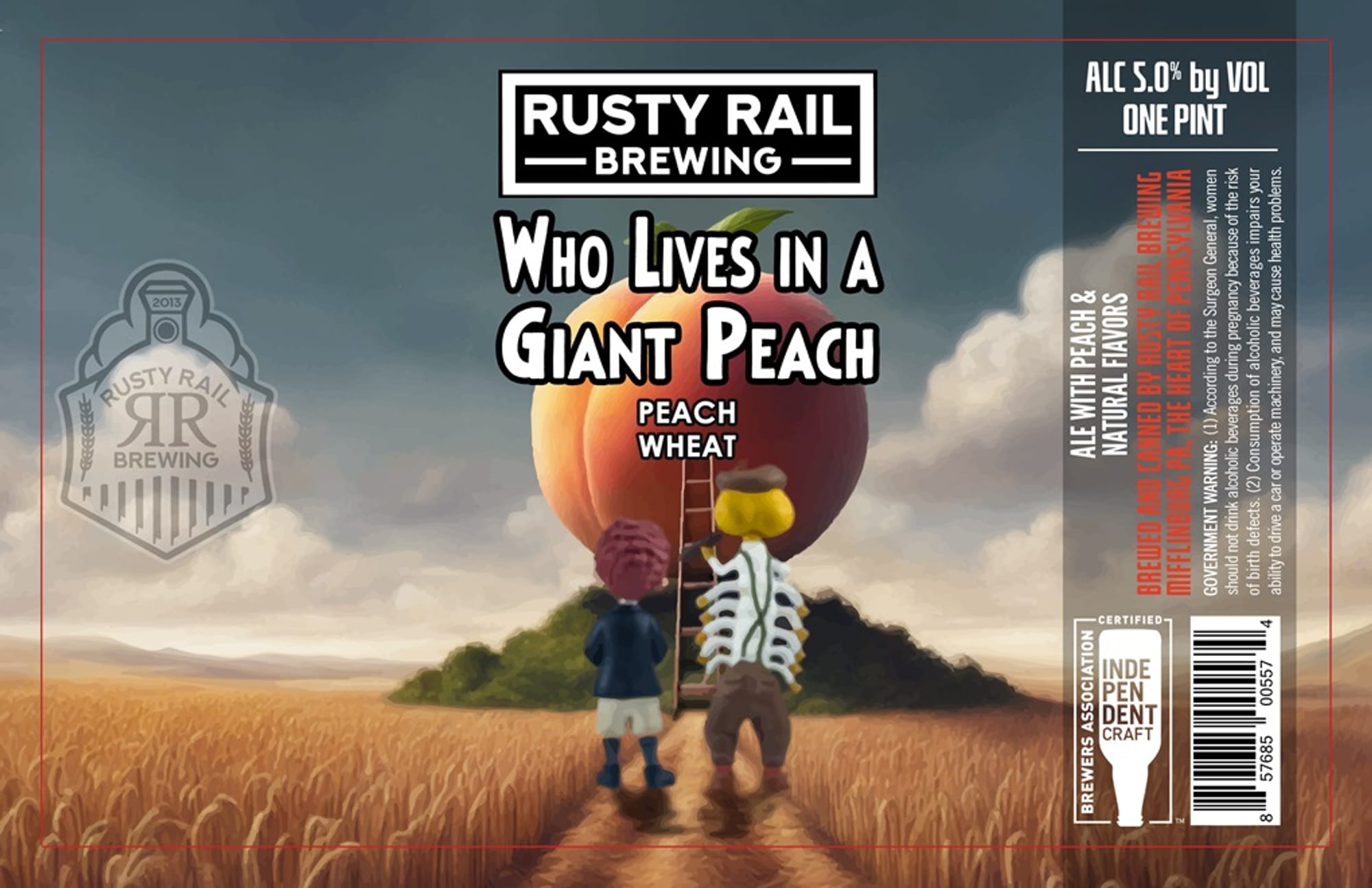 One Pint by Rusty Rail Brewing - beer label